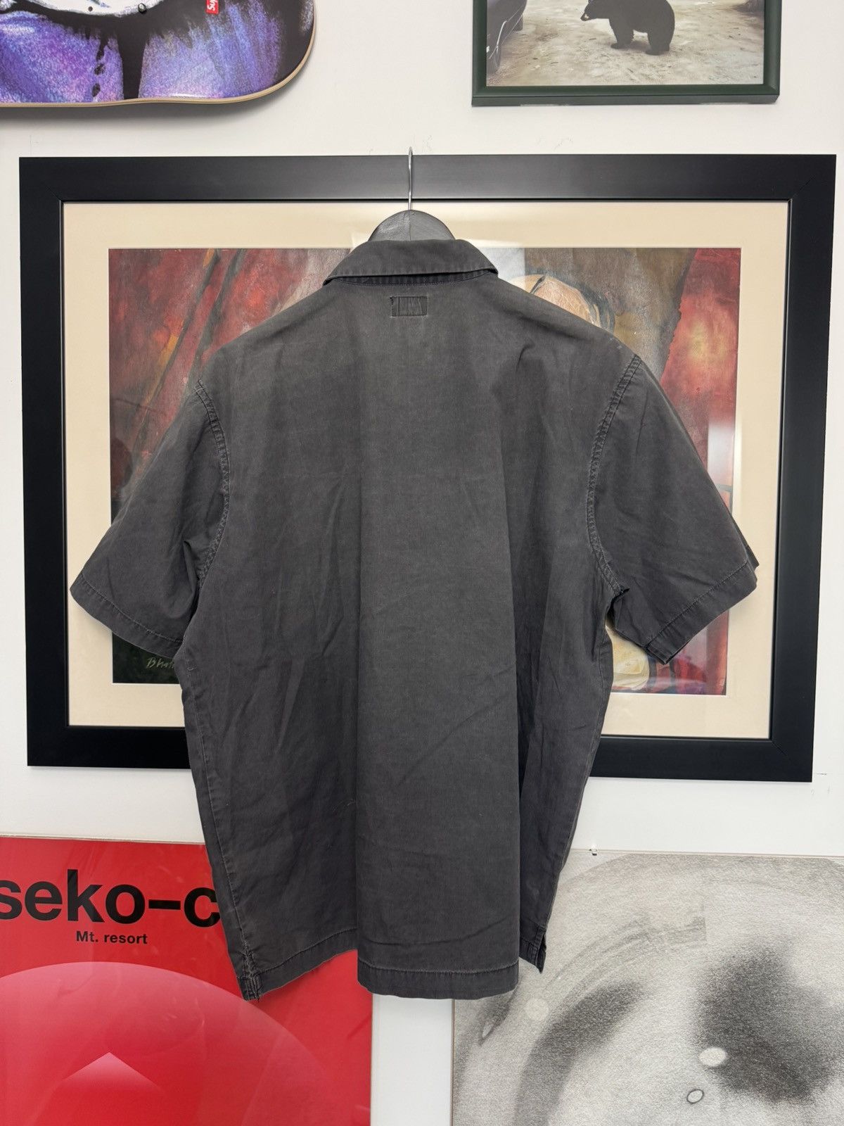 Stussy Vintage 90s Stussy ButtonUp Boxy Fit Shirt Washed Skate Surf Size US L / EU 52-54 / 3 - 2 Thumbnail