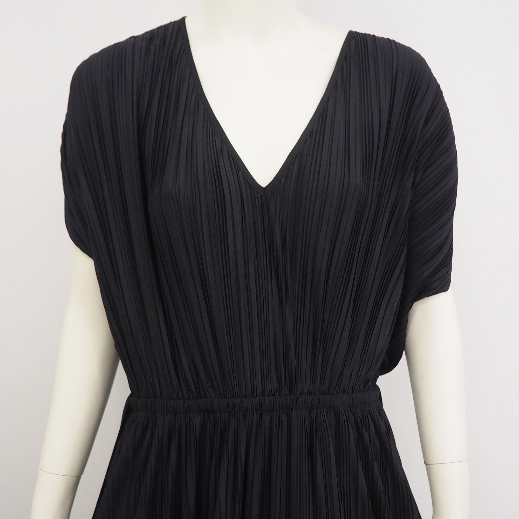 Hush Puppies Hush plisse pleated midi dress in black M Size M / US 6-8 / IT 42-44 - 7 Thumbnail