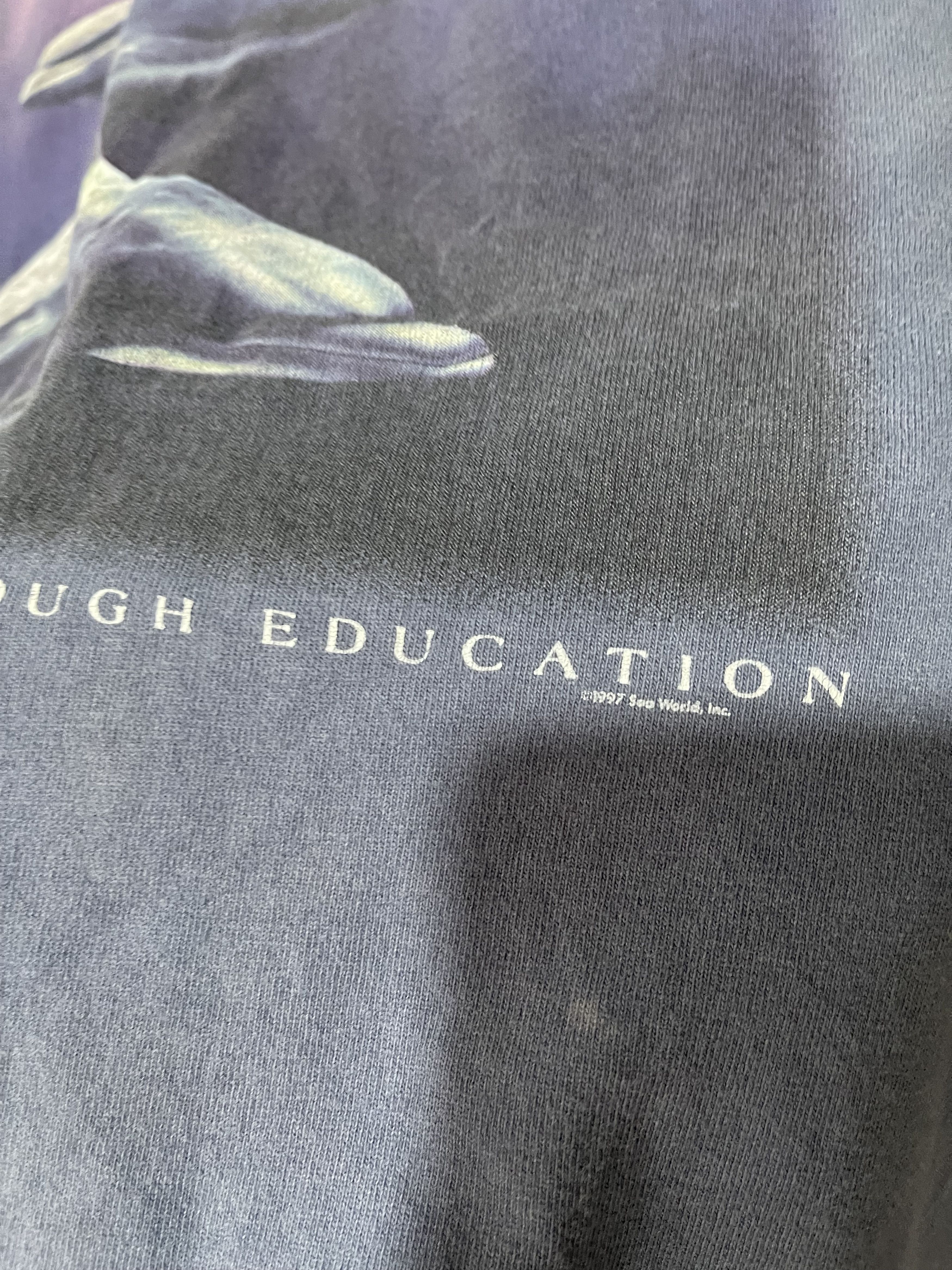 Arts & Science × Vintage Vintage 90s Dolphin Shirt Size US XL / EU 56 / 4 - 3 Thumbnail