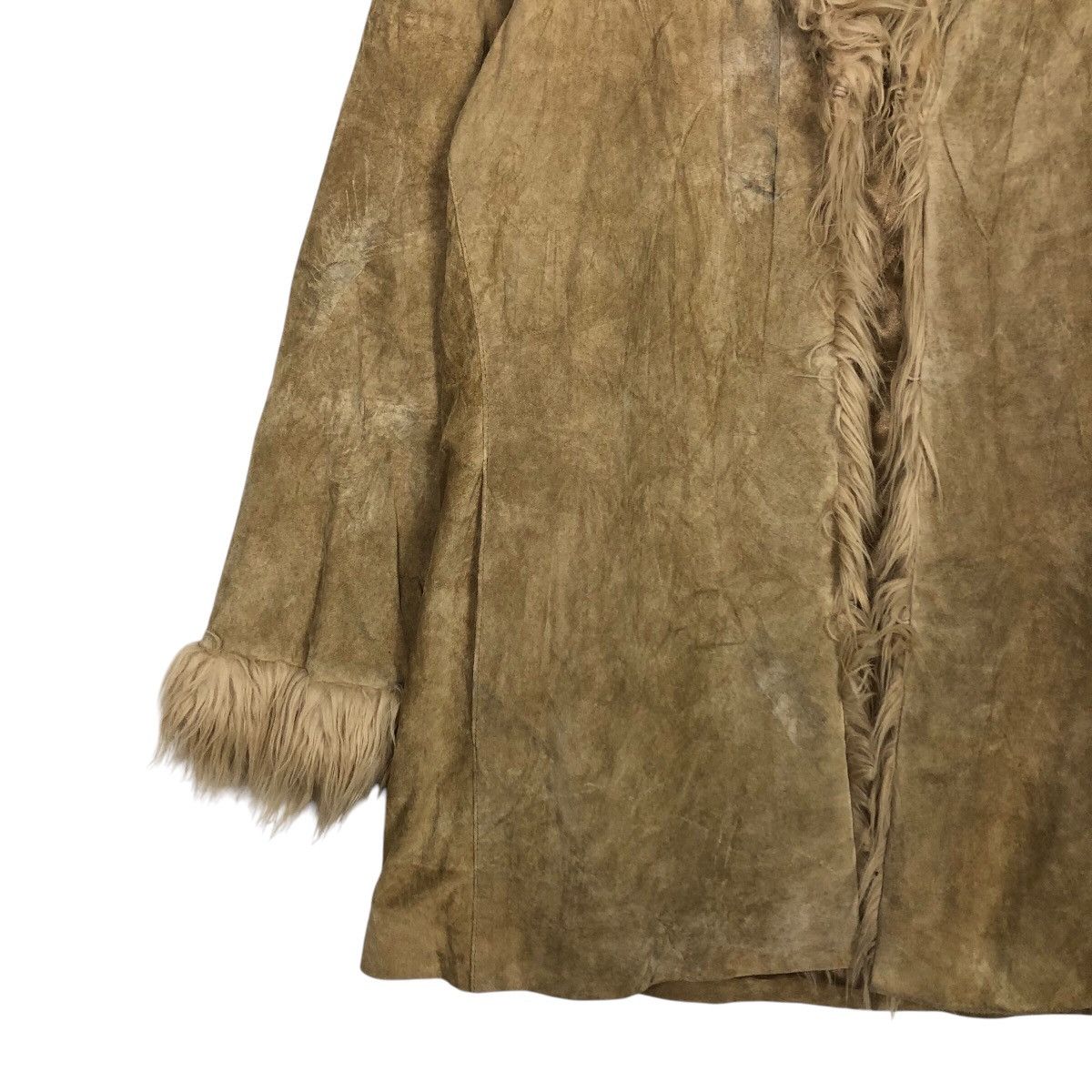 Japanese Brand 📌Vintage Shearling Leather Jacket Maxima Issey Miyake Fur Size US XL / EU 56 / 4 - 5 Thumbnail