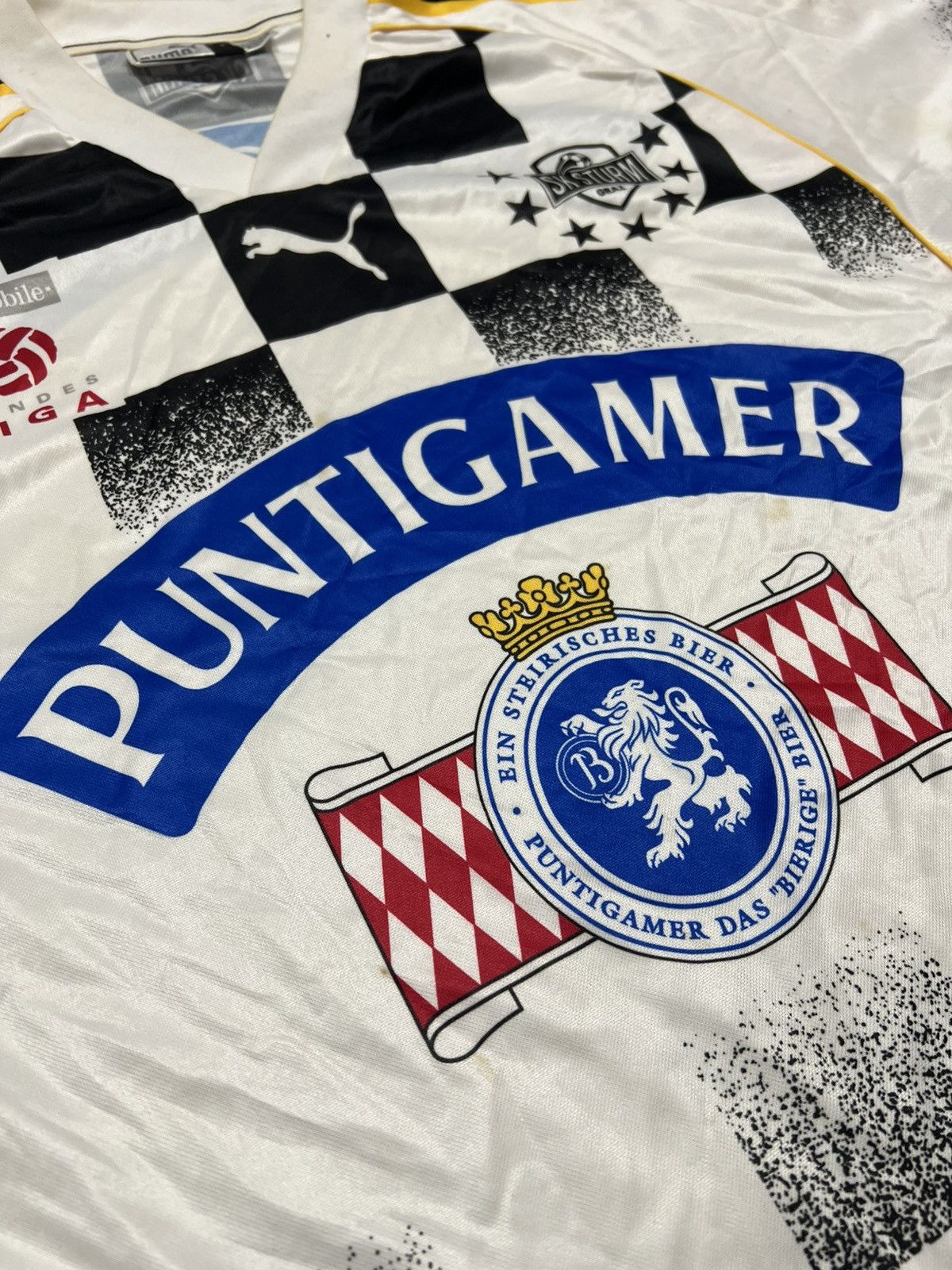 Puma SK Sturm Graz 2002-03 Puma Home Jersey Size US L / EU 52-54 / 3 - 6 Thumbnail