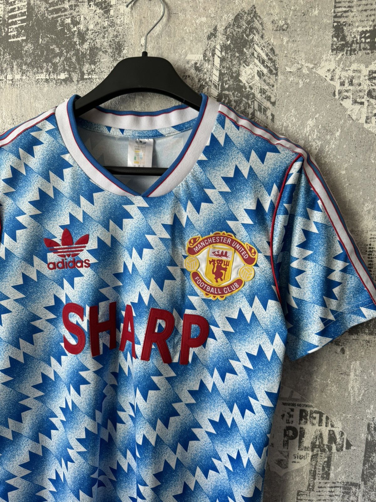 Adidas Vintage Adidas Manchester United Jersey Size US M / EU 48-50 / 2 - 2 Thumbnail