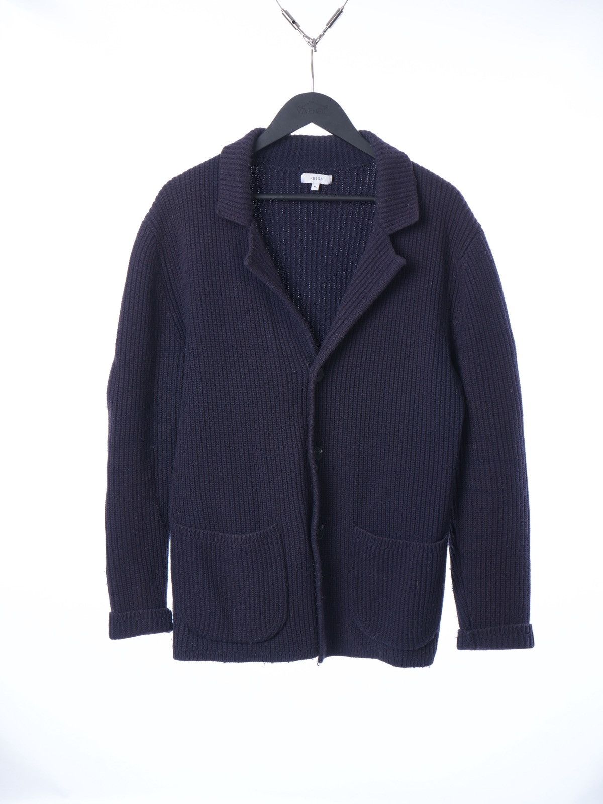 Reiss Reiss Wool Luxury Knitwear Sweater Cardigan Rare Retro Hype Size US XL / EU 56 / 4 - 1 Thumbnail