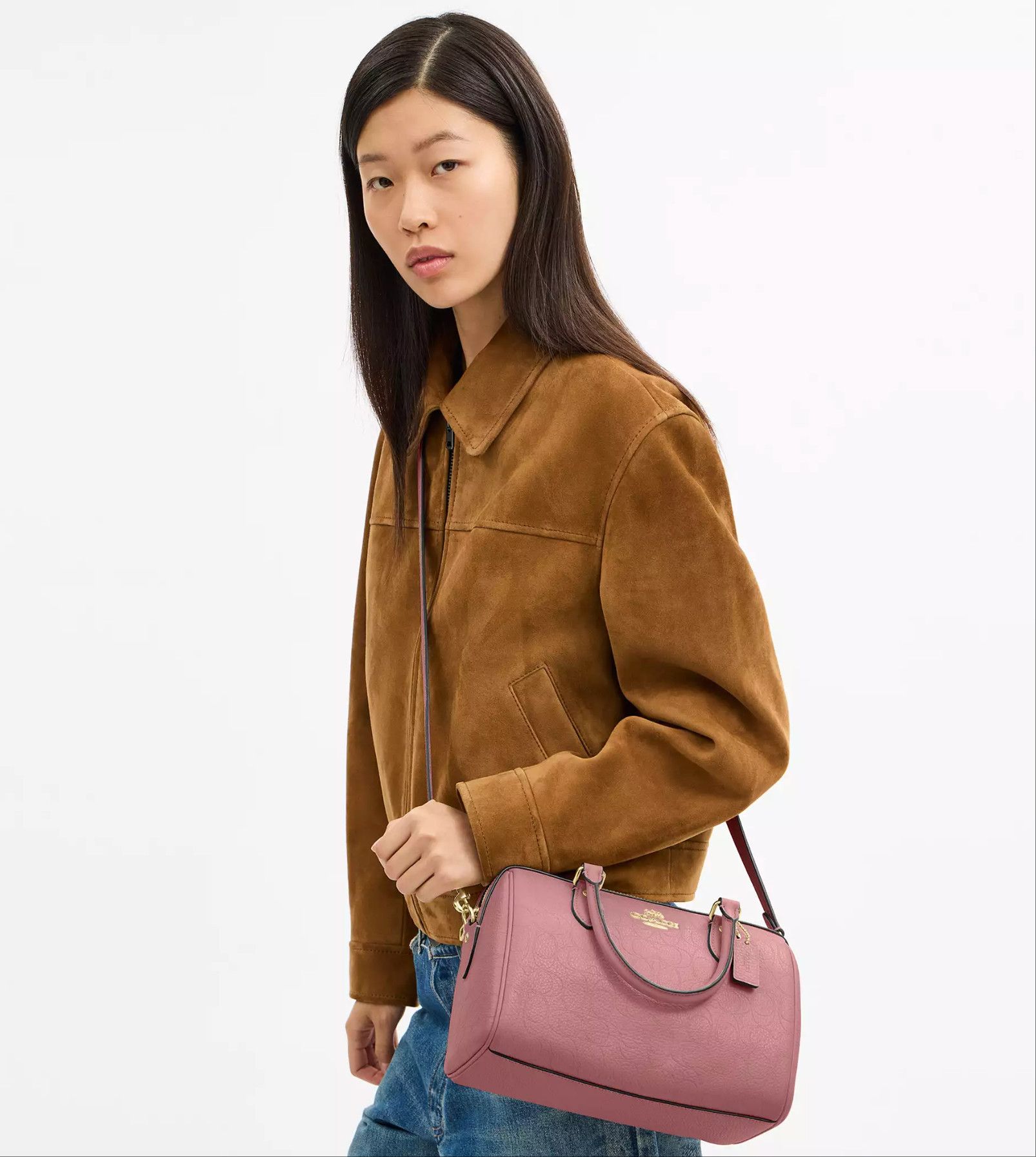 Coach Rowan Satchel Bag In Signature Leather CCD50 Size ONE SIZE - 8 Thumbnail