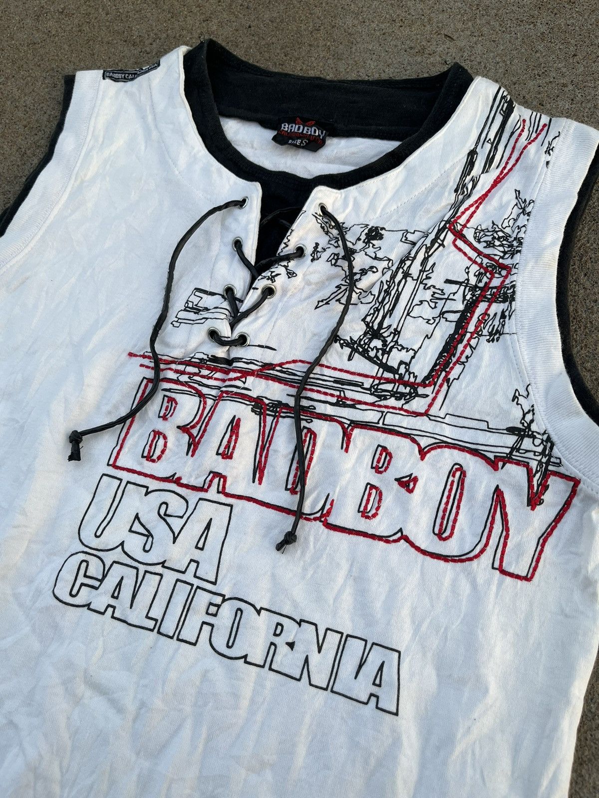If Six Was Nine Vintage 90s Bad Boy Tank Tops Punk Style Size US S / EU 44-46 / 1 - 5 Thumbnail