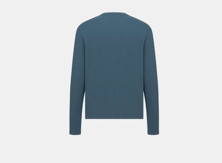 Dior o1w1db11025 513M66 Dior Charm Sweater in Blue Size US M / EU 48-50 / 2 - 2 Thumbnail