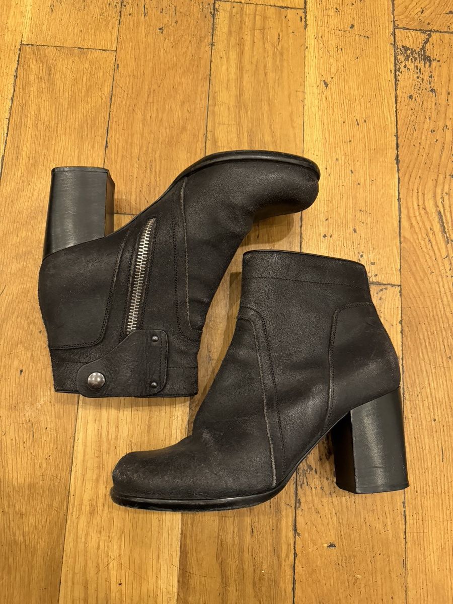 image of Rick Owens Ss14 Vicious Heel Shoes in Black, Men's (Size 7)