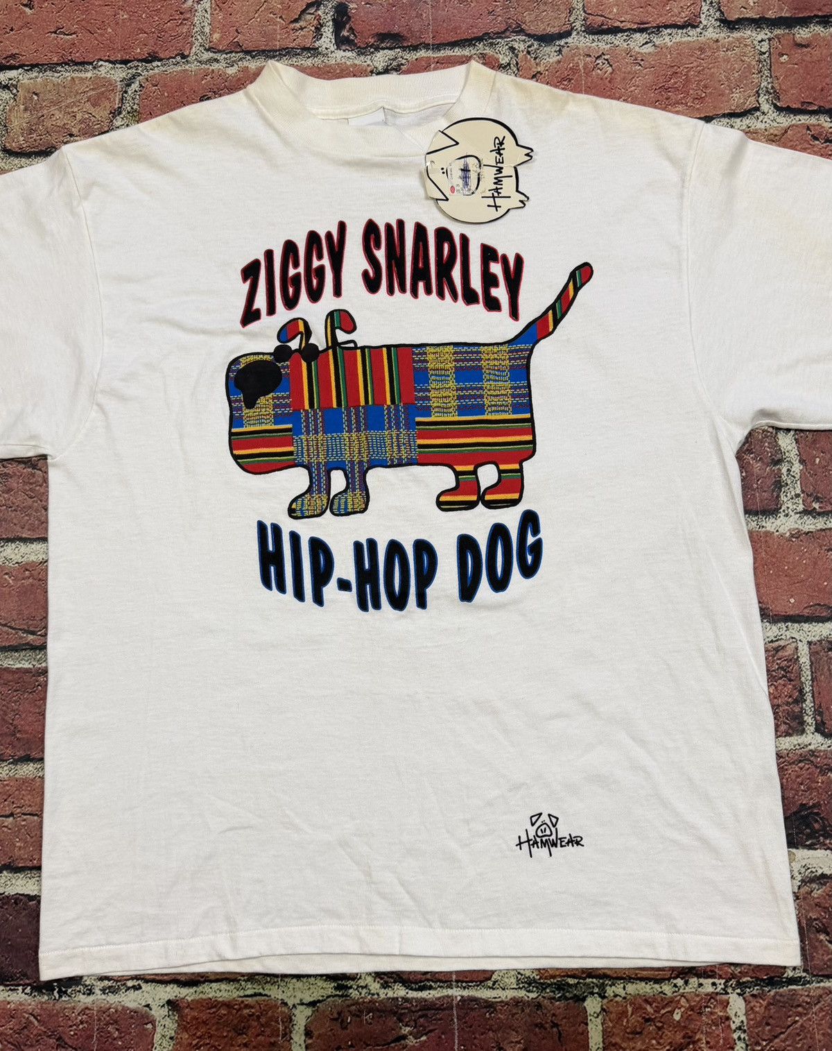Other Vintage Ziggy Marley T Shirt Hamwear Hip Hop Dog Parody 90s Size US XL / EU 56 / 4 - 2 Thumbnail