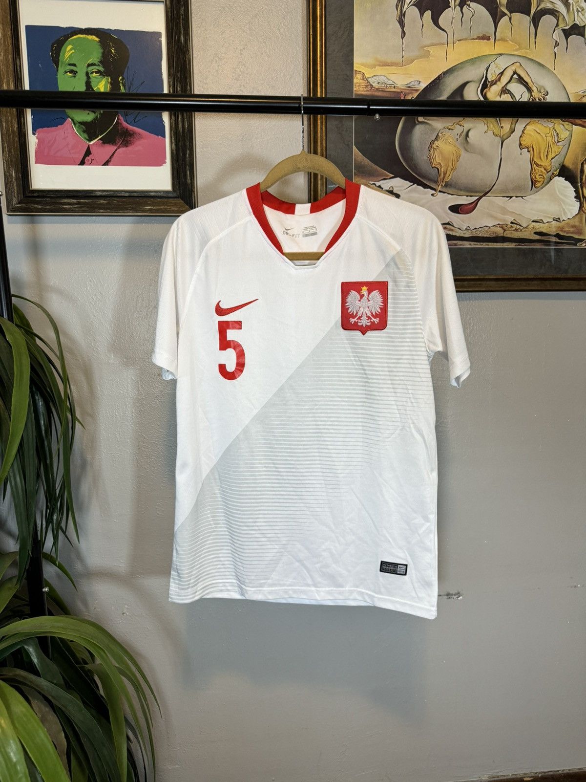 Nike Jan Bednarek 2018 Poland Nike Soccer Jersey Size US M / EU 48-50 / 2 - 1 Thumbnail