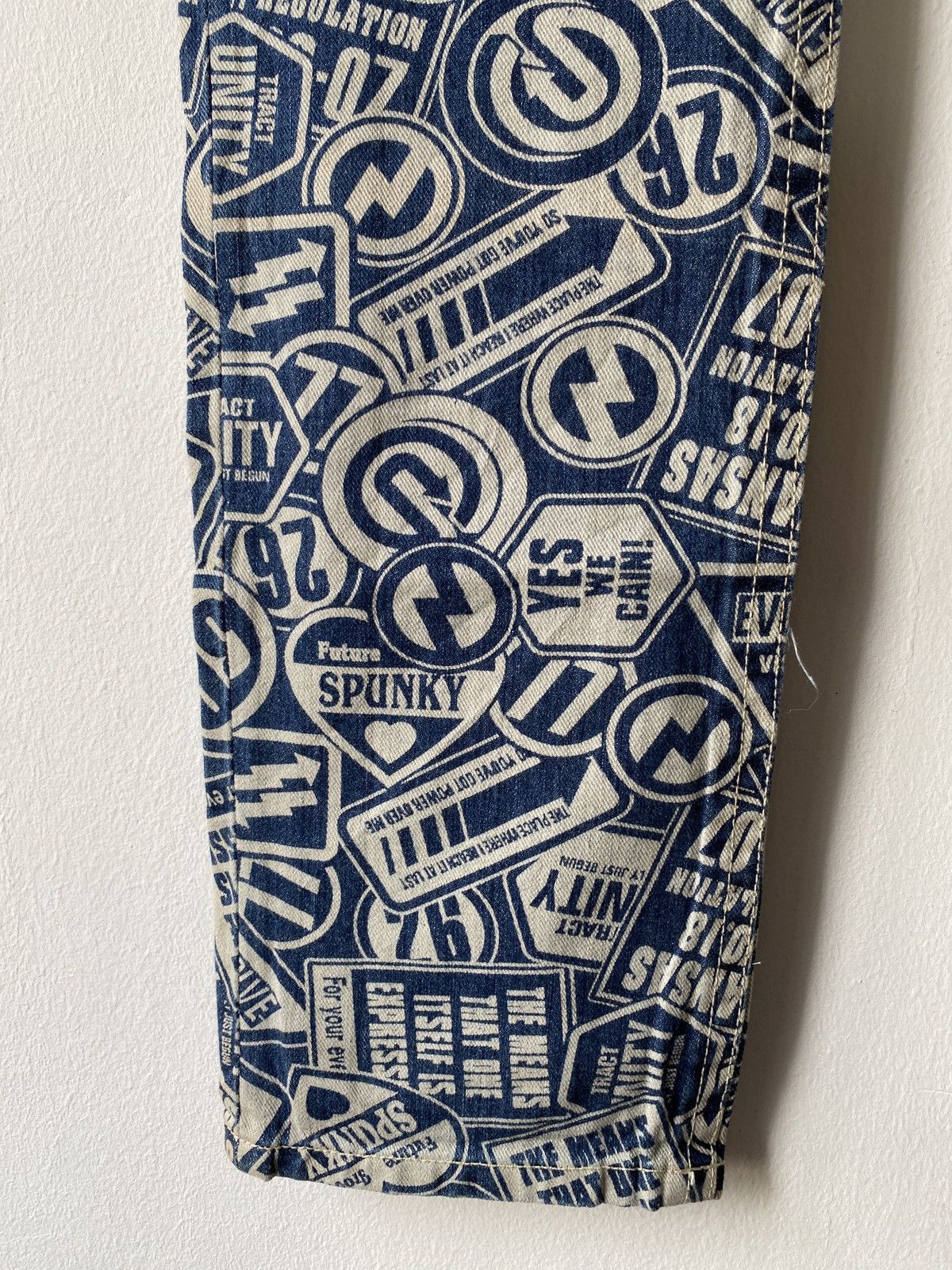 Hysteric Glamour × Japanese Brand Japanese Brand Original Jeans Fullprint Design Denim Size US 32 / EU 48 - 4 Thumbnail