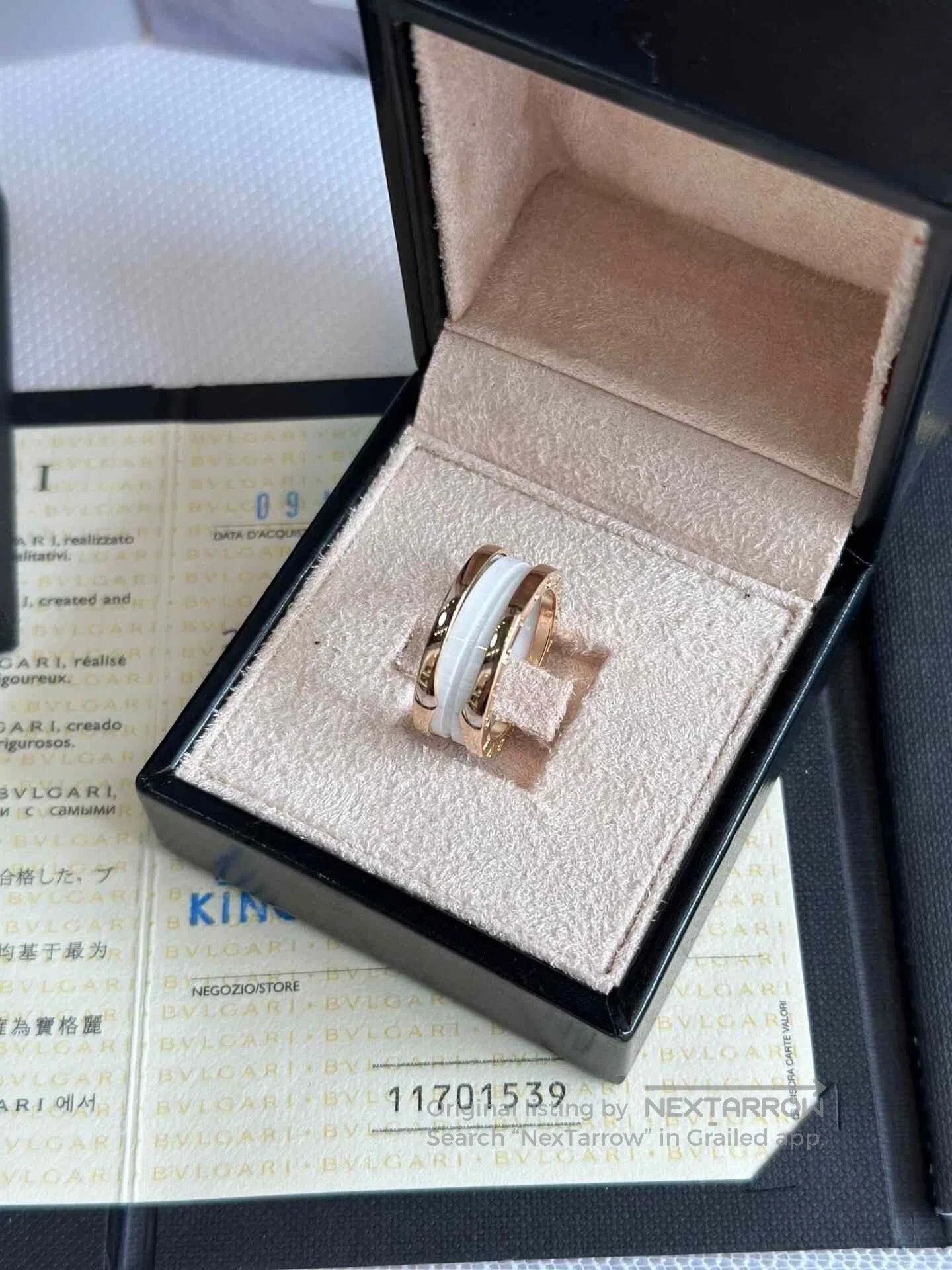 Bvlgari Bvlgari White Ceramic Ring. Size ONE SIZE - 2 Thumbnail