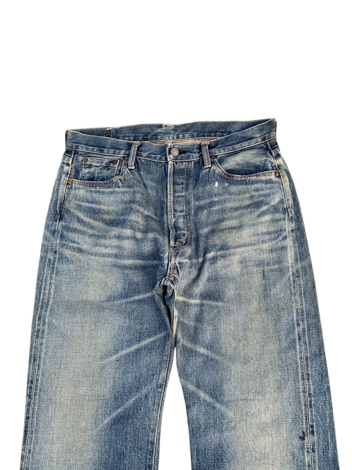 OMNIGOD VINTAGE OMNIGOD 5009 SELVEDGE JAPANESE DISTRESSED DENIM Size US 33 - 6 Thumbnail