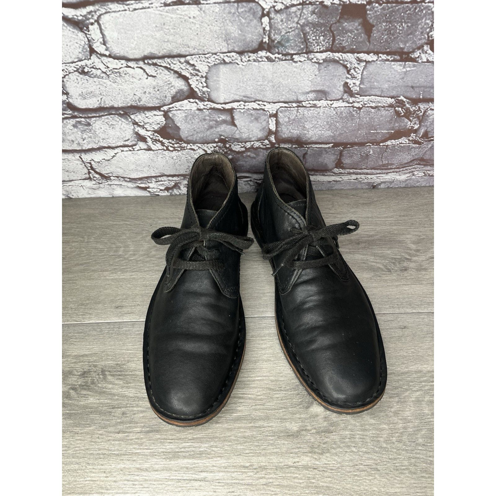 John Varvatos John Varvatos Portland Chukka Lace Up Shoes Black Soft Leath Size US 8 / EU 41 - 2 Thumbnail