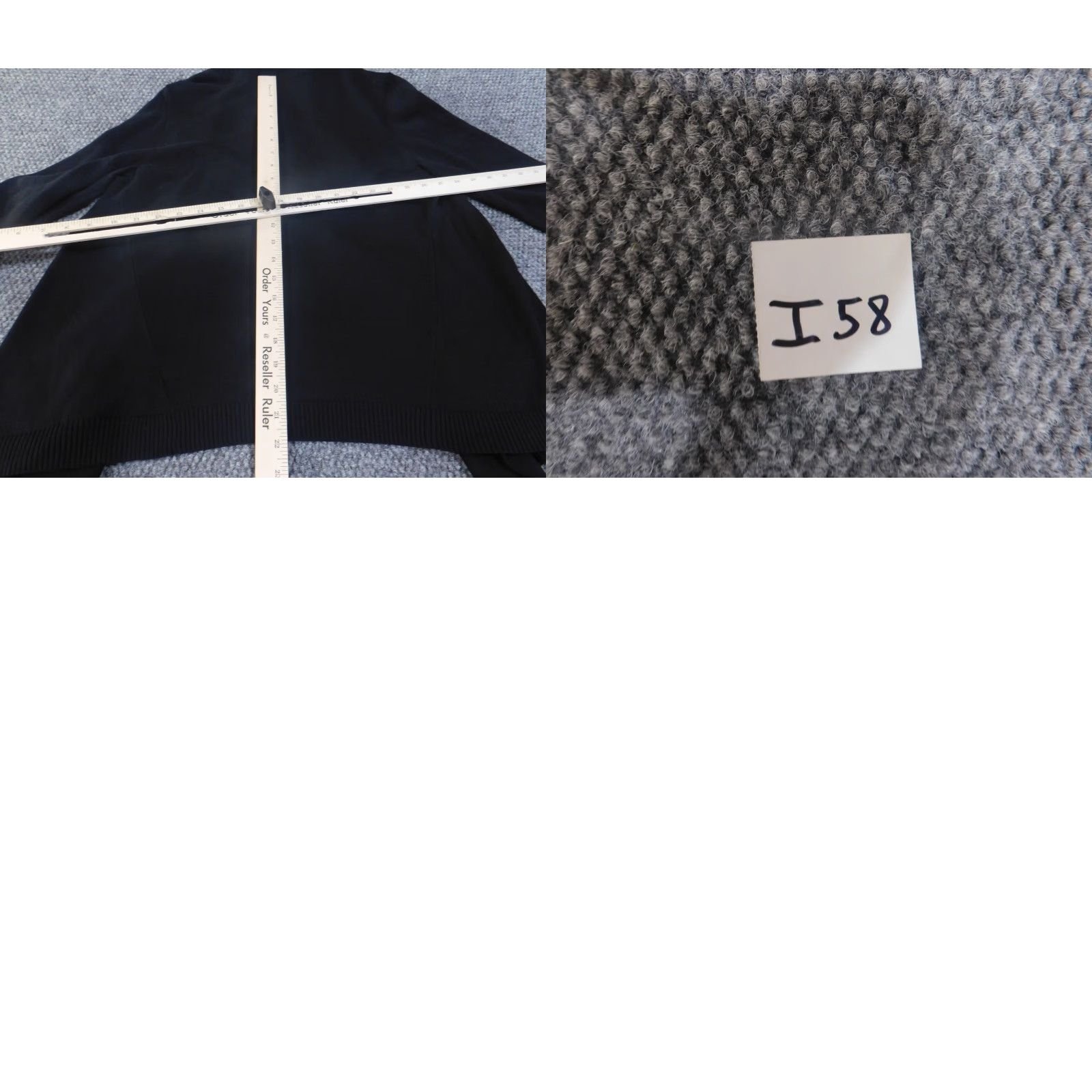 Coldwater Creek Coldwater Creek Cardigan Sweater Black Open Knit Rayon Petite Small Womens Size S / US 4 / IT 40 - 9 Thumbnail