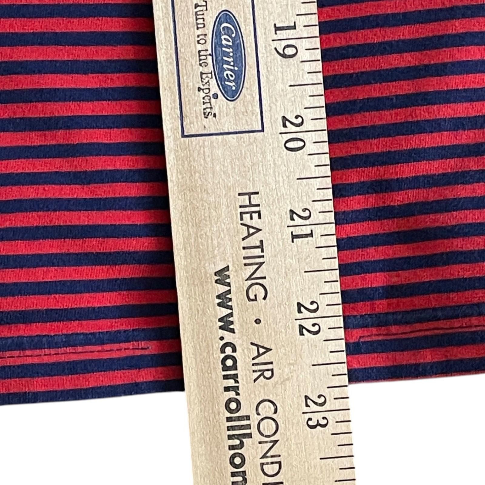 Polo Ralph Lauren Polo Ralph Lauren Boys XL 18-20 Red Blue Striped V-Neck Tee Size US XL / EU 56 / 4 - 7 Thumbnail