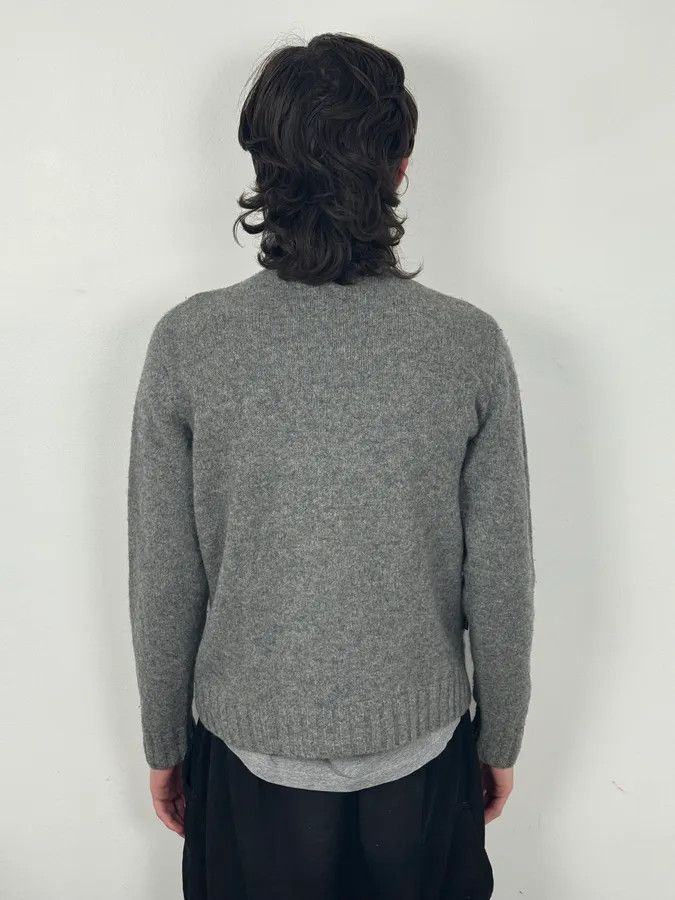 Moschino Moschino Grey Trompe L’Œil Wool Turtleneck Sweater Size US S / EU 44-46 / 1 - 3 Thumbnail