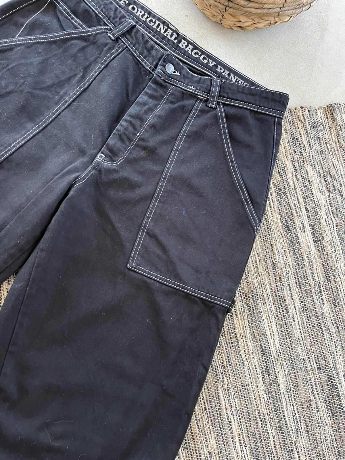 Carhartt Vintage Homeboy Loud Couture Black Baggy Denim Jeans 34x34 Size US 34 / EU 50 - 8 Thumbnail