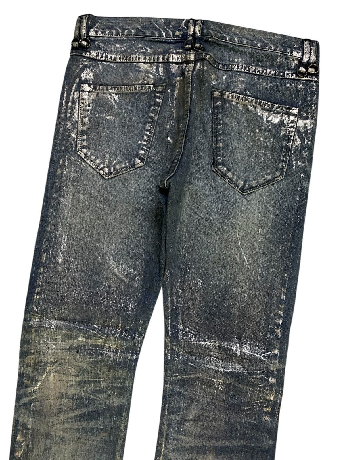 BUFFALO BOBS 💥Buffalo Bobs Silver Style Dior Waxed Clawmark Denim Size US 32 / EU 48 - 2 Thumbnail