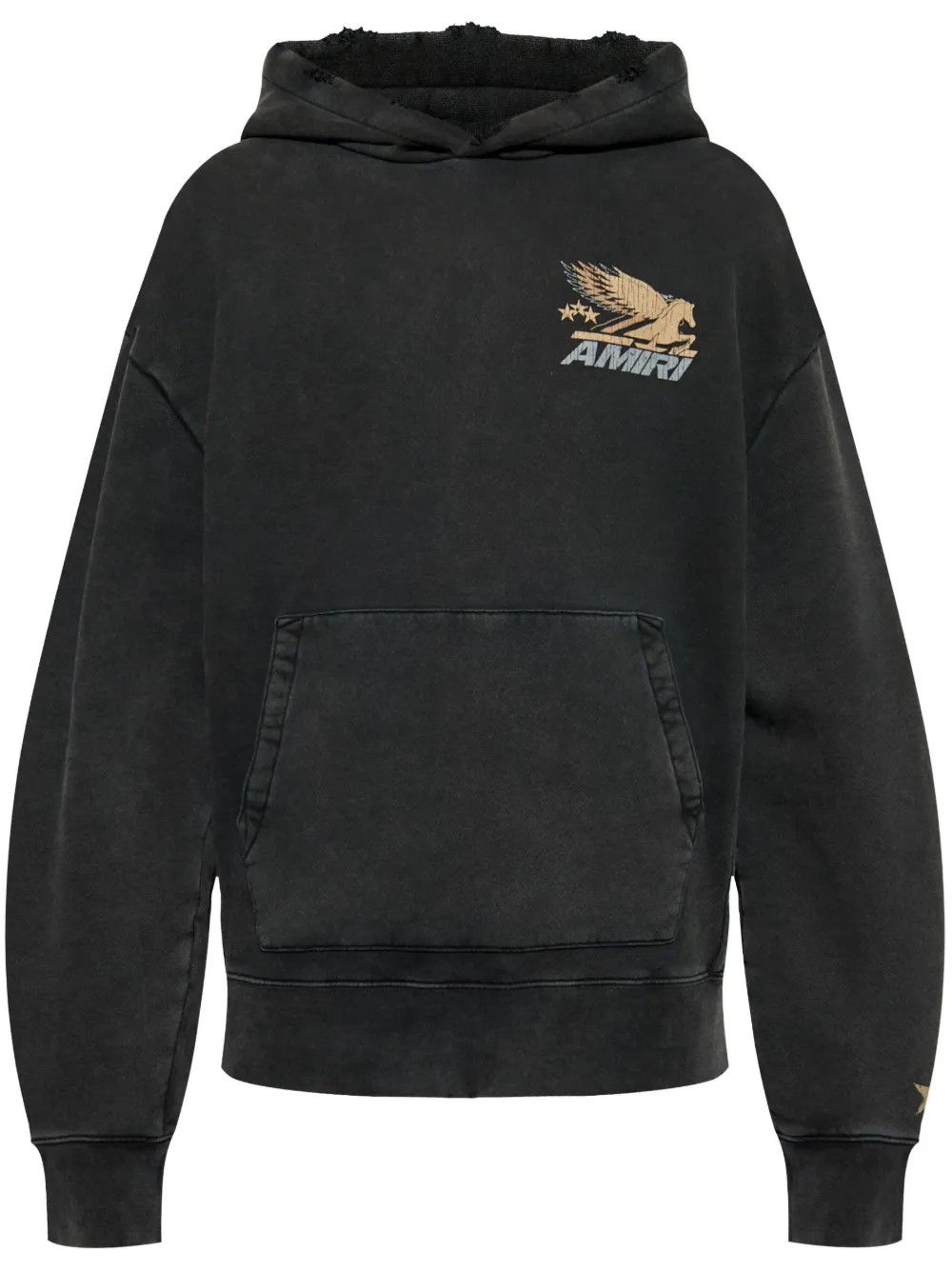 Amiri o1h1sh10525 Pegasus Hoodie in Black Size US XXL / EU 58 / 5 - 1 Thumbnail