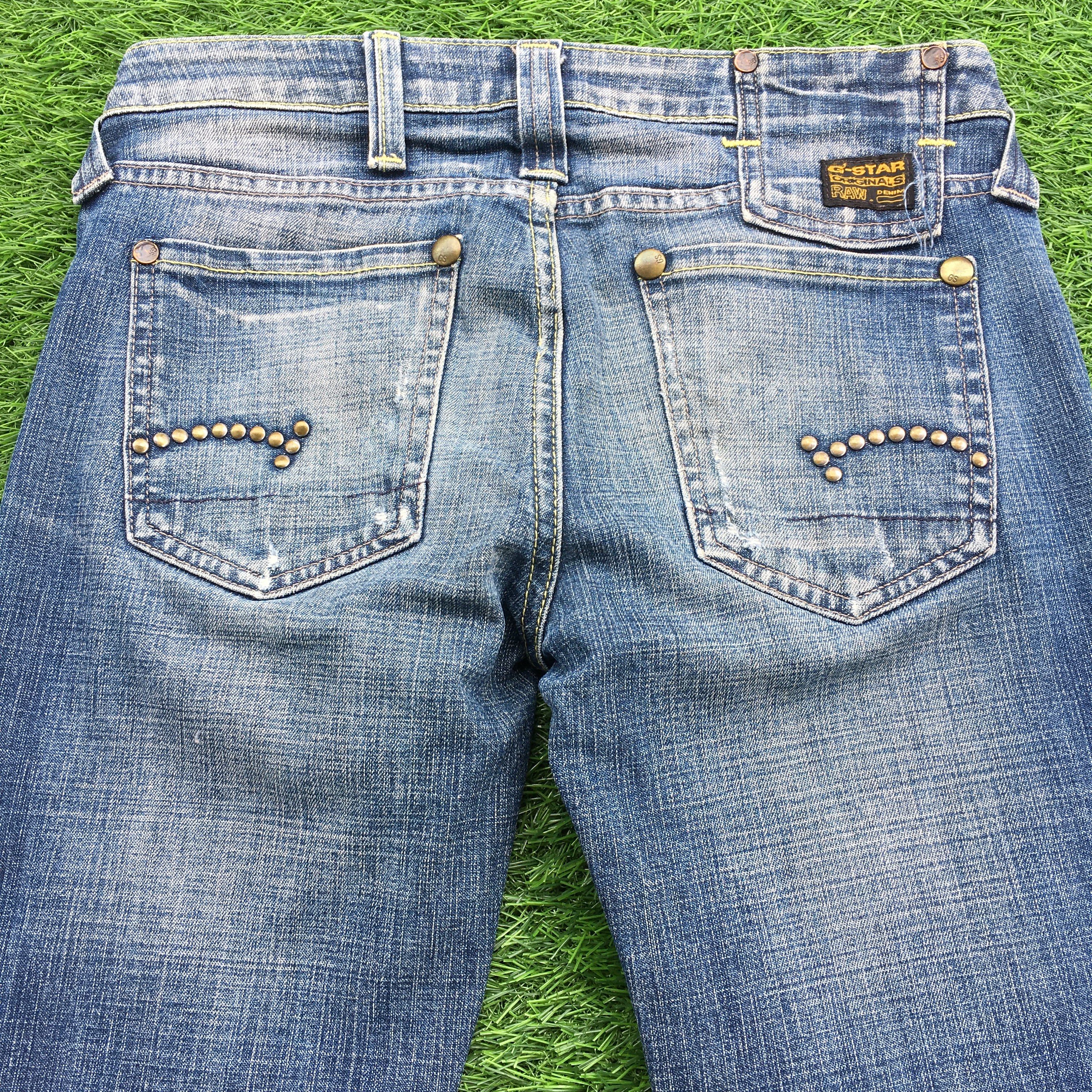 G-Star G-Star Raw Denim Low Waist Flared Denim D-1226 Size 25" / US 0 / IT 36 - 4 Thumbnail