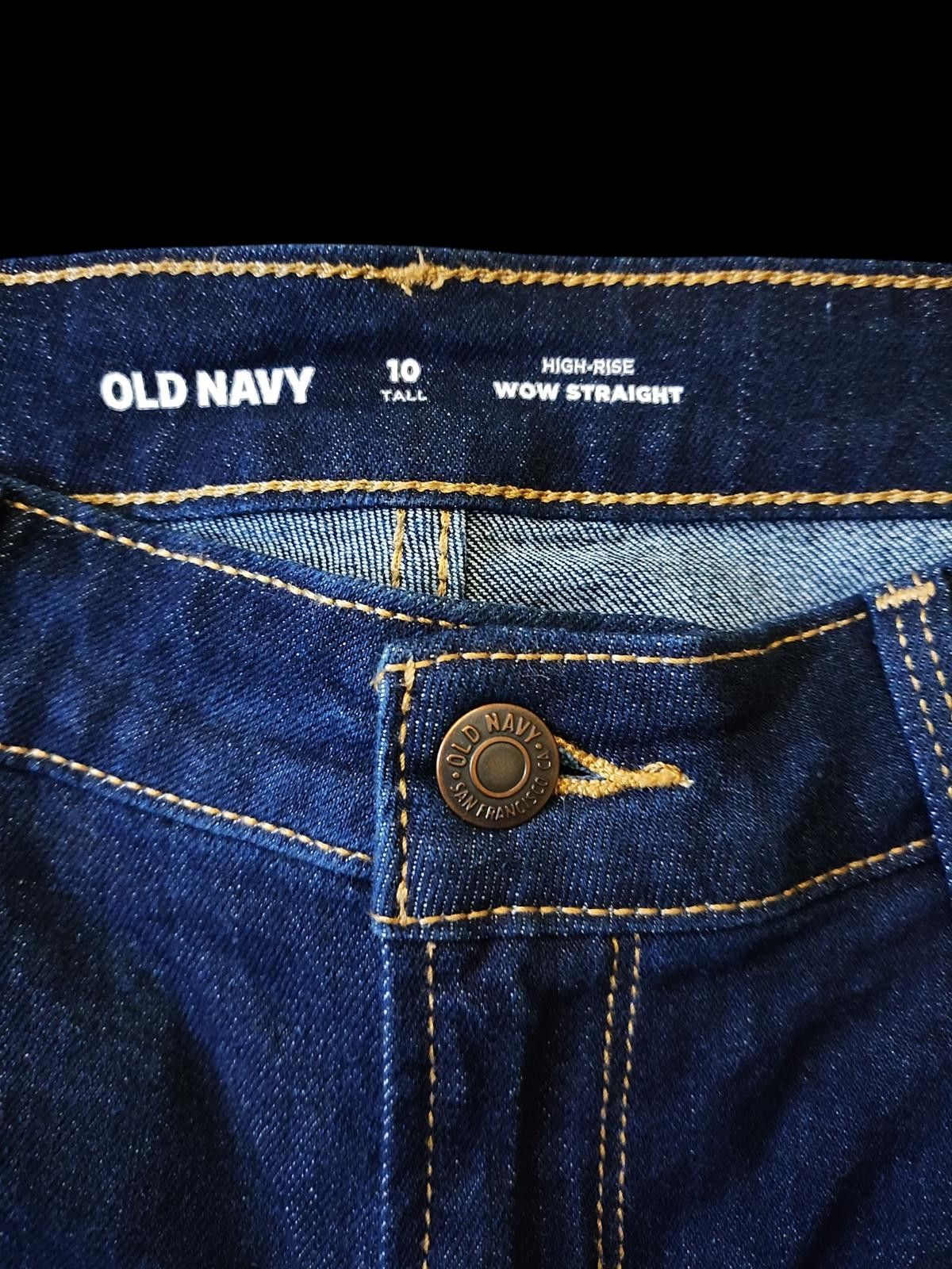 Old Navy Old Navy Classic Dark Blue Denim Jeans - Stylish Comfortable Size 32" / US 10 / IT 46 - 5 Thumbnail