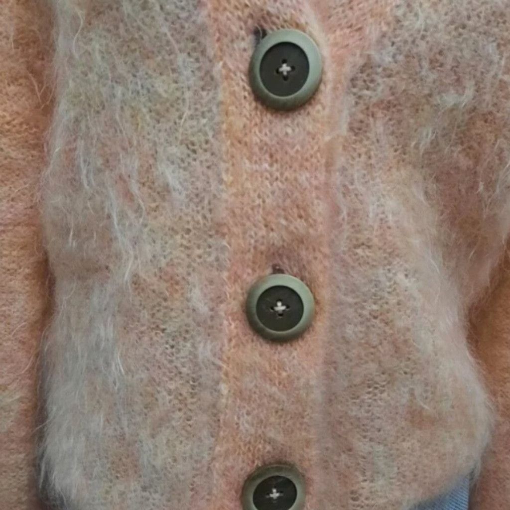 Free People 🧶 Free People Mohair Cardigan – Size S / M Size M / US 6-8 / IT 42-44 - 6 Thumbnail