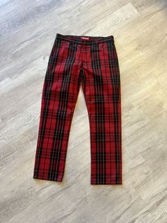 Supreme Plaid Pants Grailed