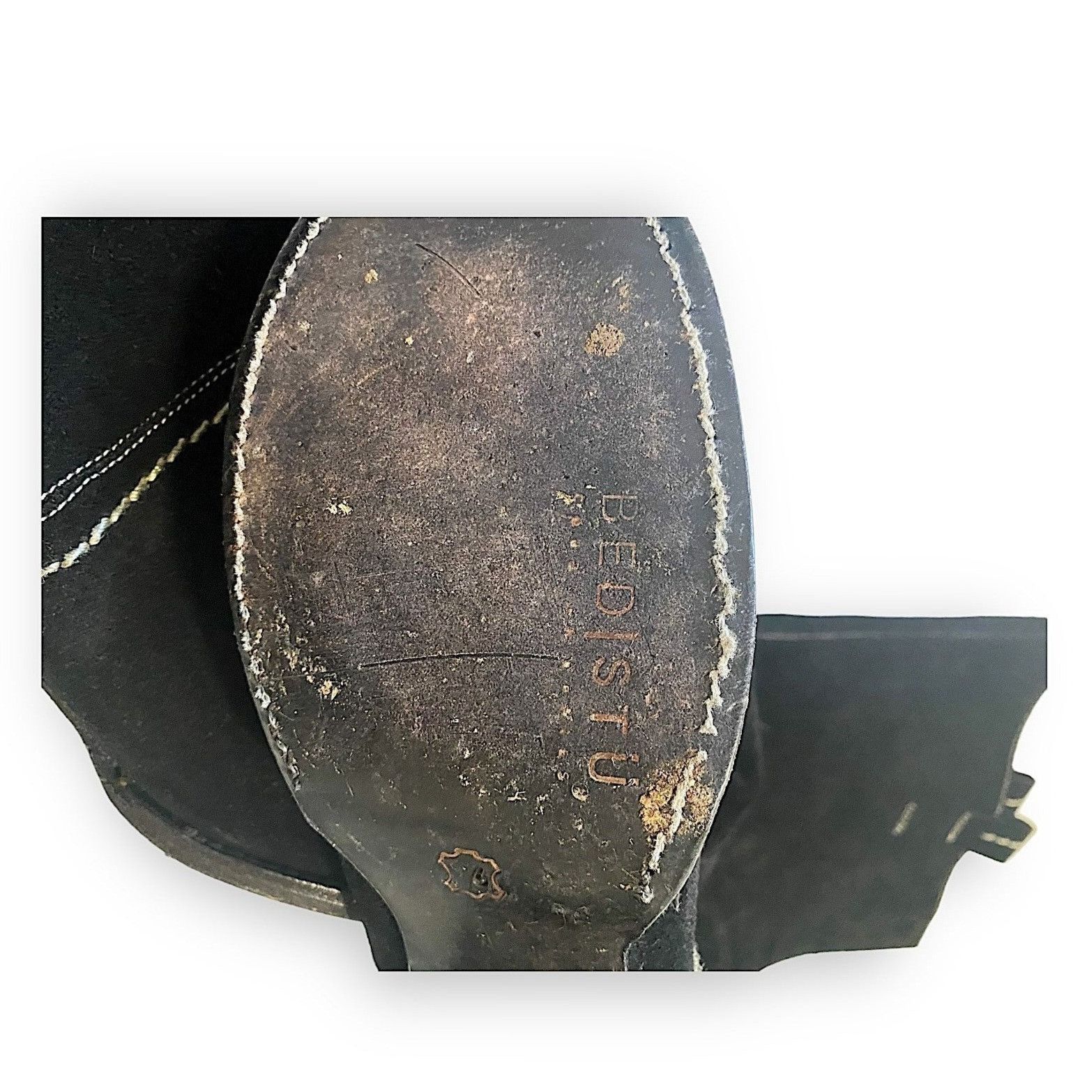 Bed Stu Bed Stu Black Suede Mid Calf Boots, chunky heel, Size 6 Size US 6 / IT 36 - 14 Thumbnail