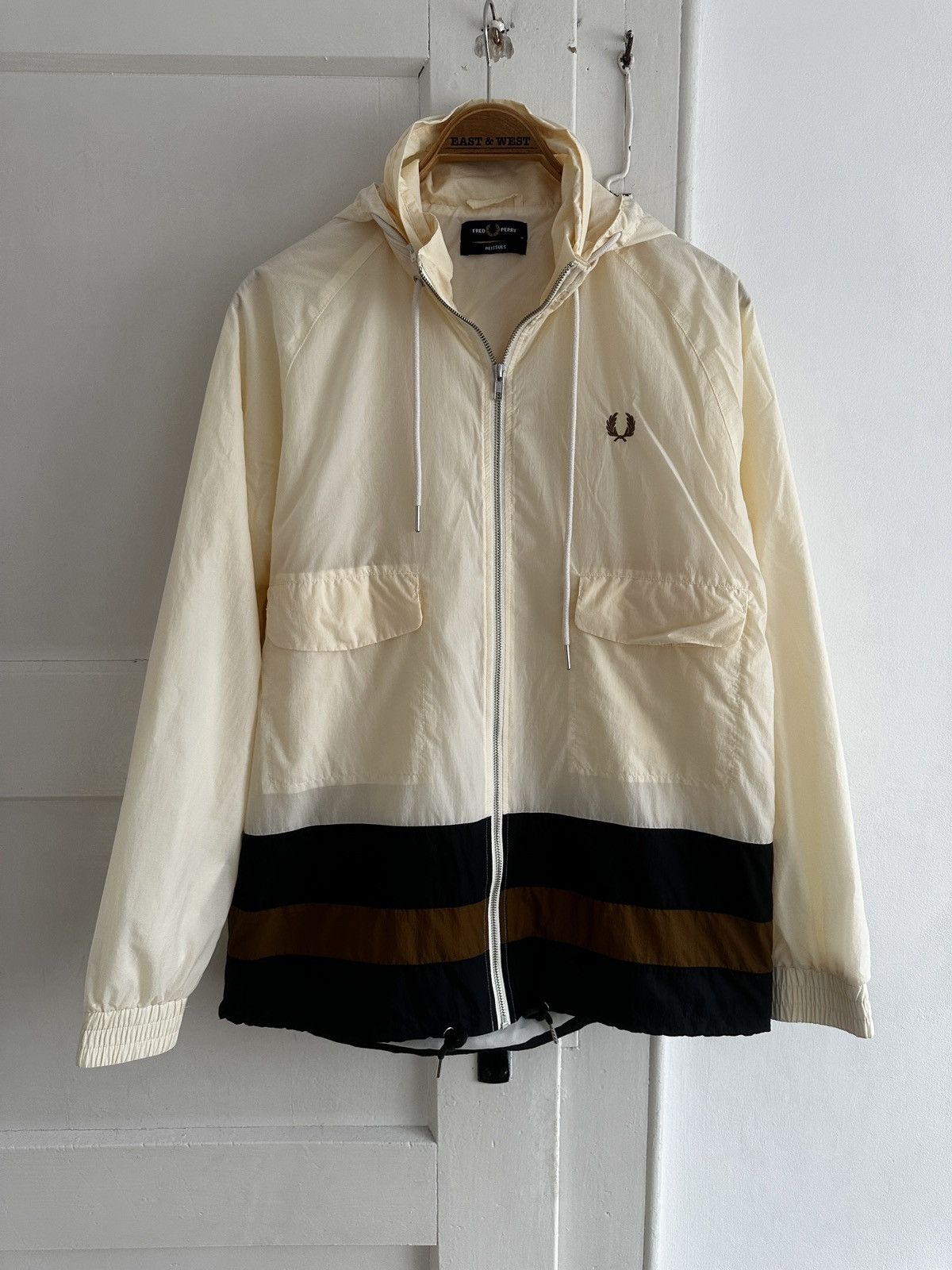 image of Fred Perry X Windbreaker X New X Streetwear in Cream, Men's (Size Medium)
