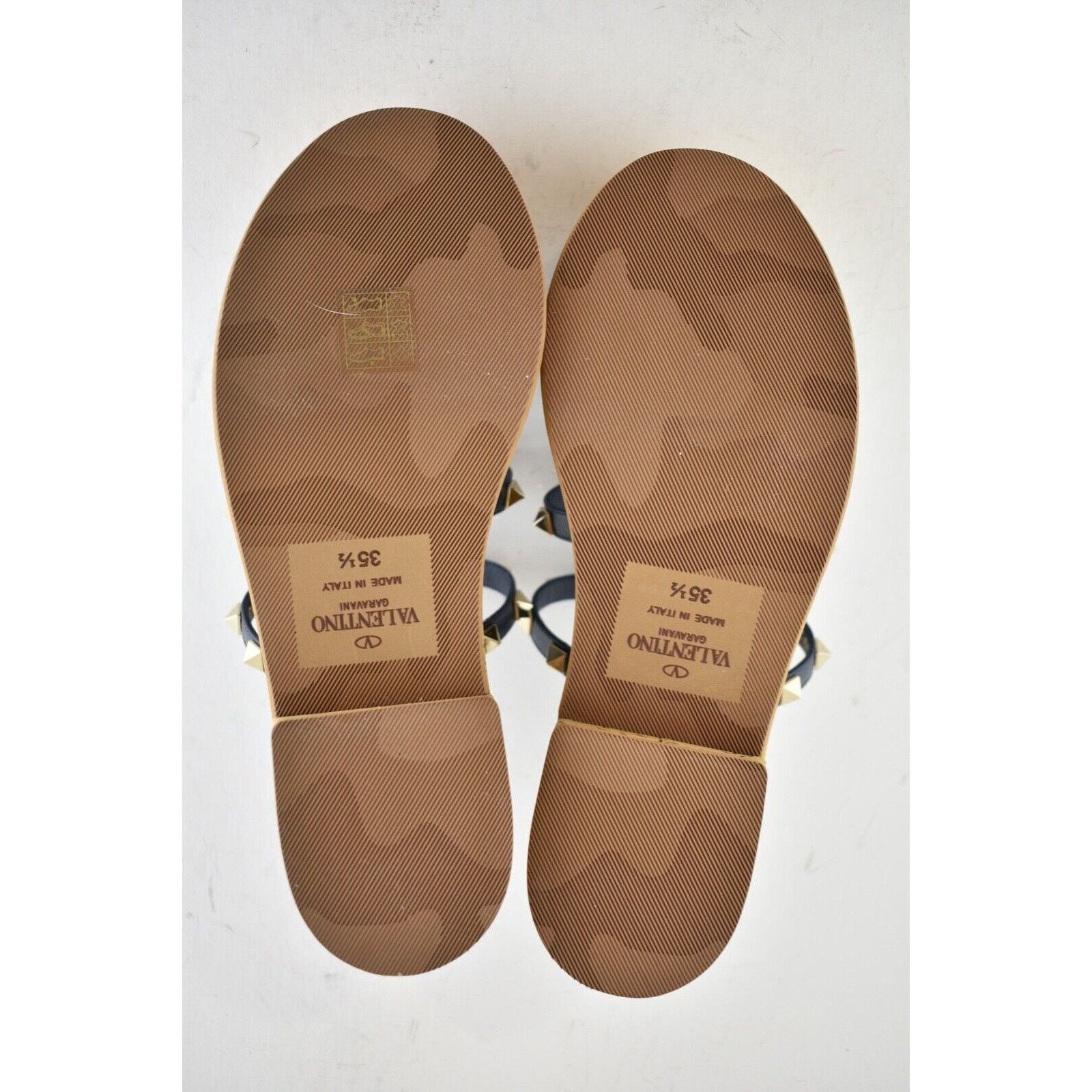 Valentino Valentino Rockstud Blue Cork Platform Mule Slide Sandal Size US 5.5 / IT 35.5 - 9 Thumbnail