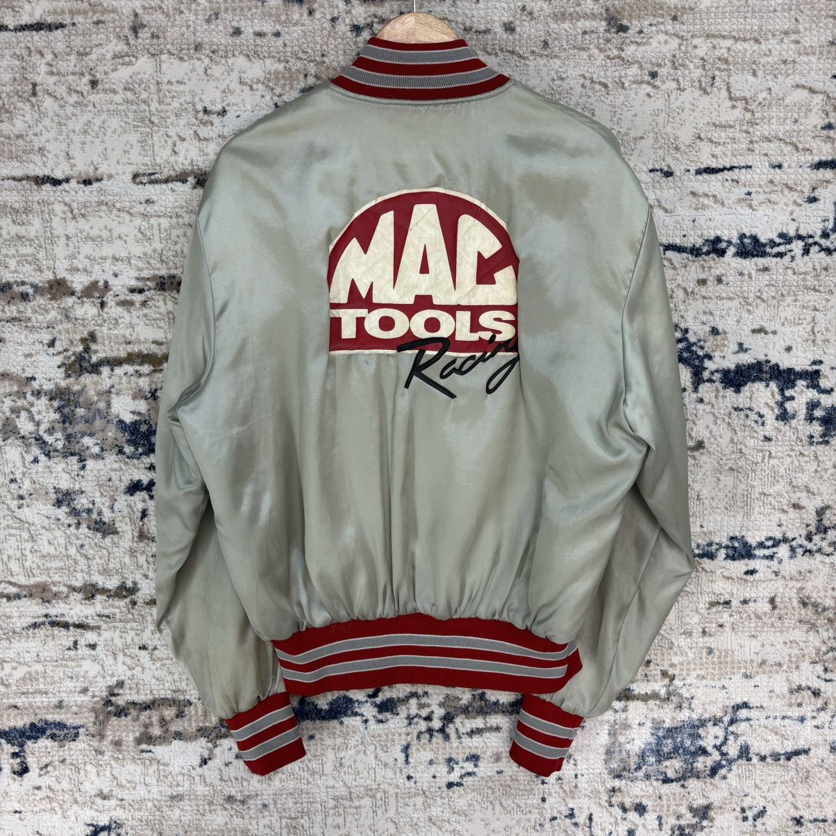 Holloway × Vintage Vintage 90s Mac Tool Racing Big Logo Bomber Jacket Size US L / EU 52-54 / 3 - 1 Thumbnail