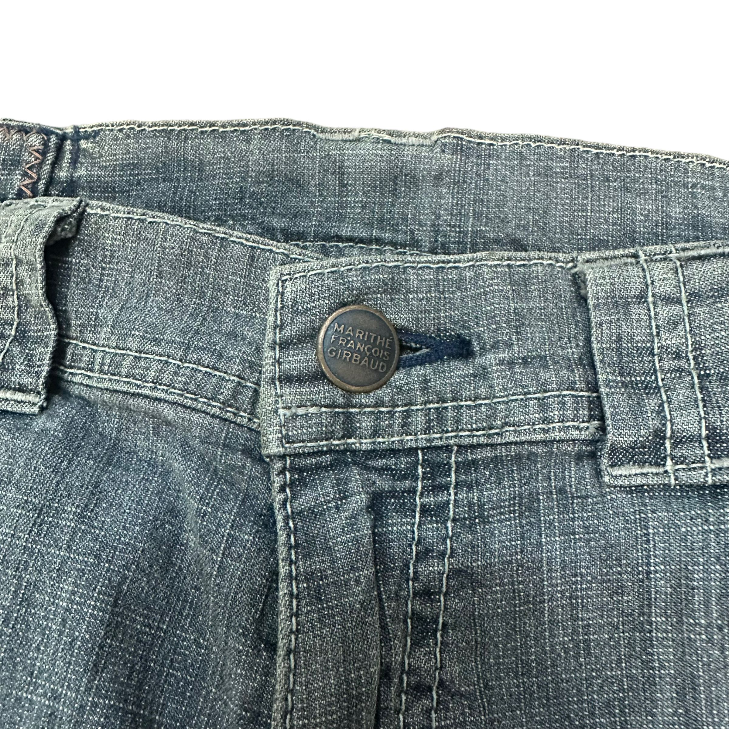 Marithe + Francois Girbaud Marithe Francois Girbaud 6 Pocket Denim Cargo Pant #8217-207 Size US 33 - 3 Thumbnail