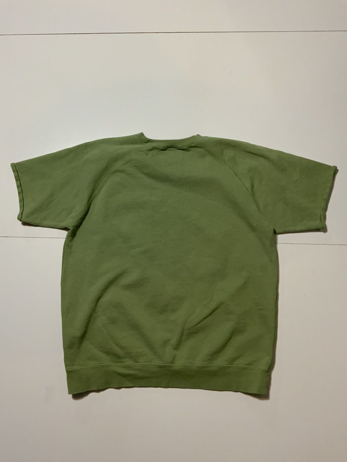 Beams Plus Beams Plus Made In Japan Green Terry Fleece S/S Sweatshirt Size US M / EU 48-50 / 2 - 2 Thumbnail