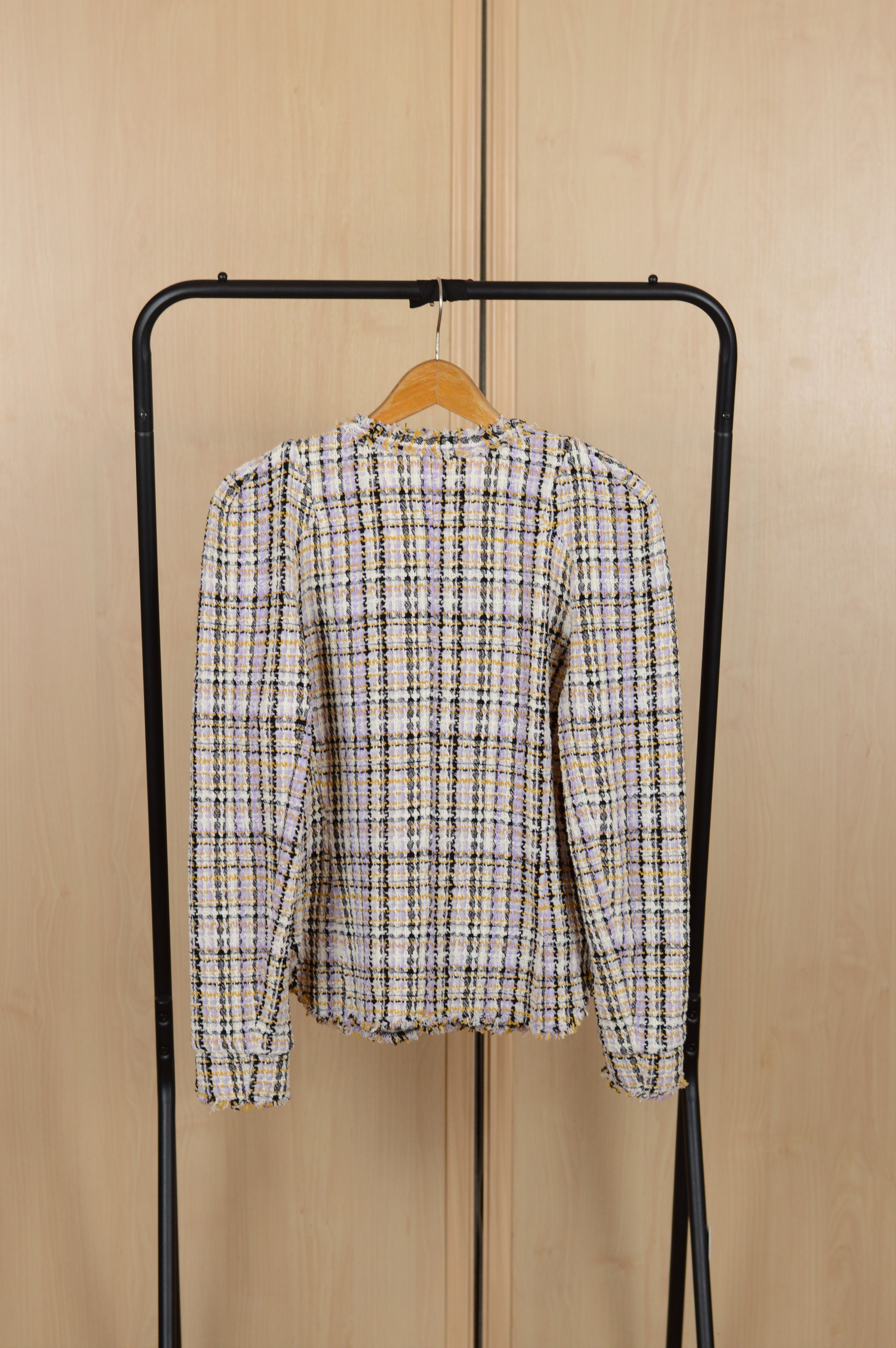 Isabel Marant Etoile Isabel MARANT ETOILE Plaid Tweed Nelly Blazer Jacket Size M / US 6-8 / IT 42-44 - 5 Thumbnail