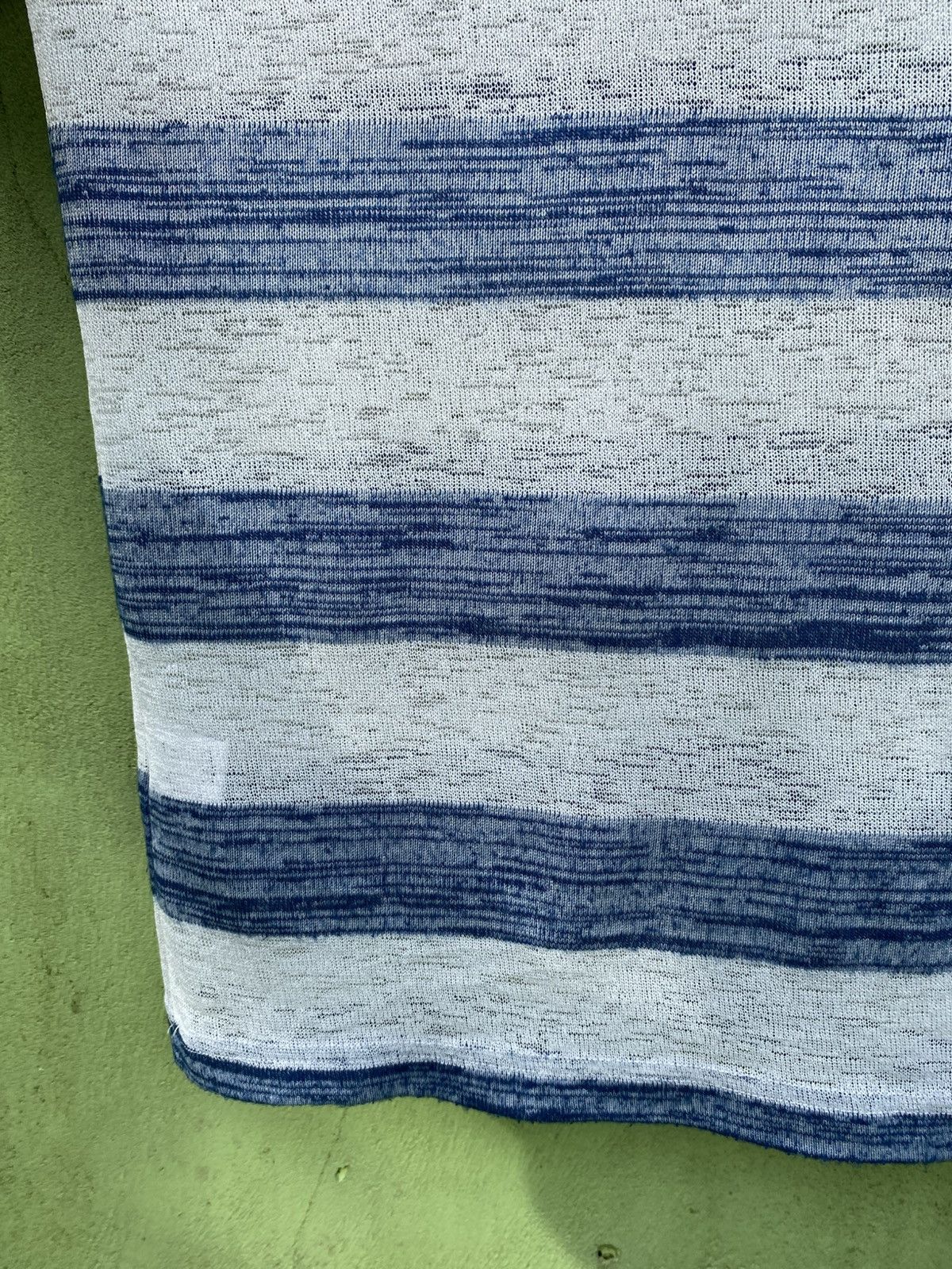 Takeo Kikuchi Takeo Kikuchi The Shop TK Blue White Stripe Knit Casual Tee Size US L / EU 52-54 / 3 - 12 Thumbnail