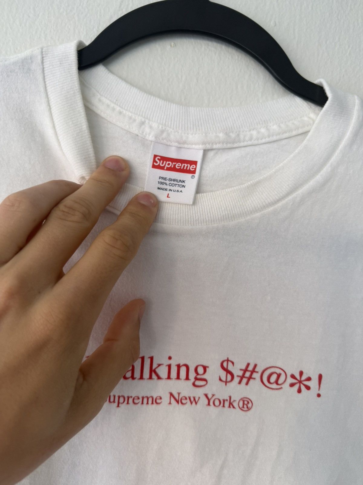 Supreme Supreme "Still Talking S**t" Tee Size US L / EU 52-54 / 3 - 5 Thumbnail