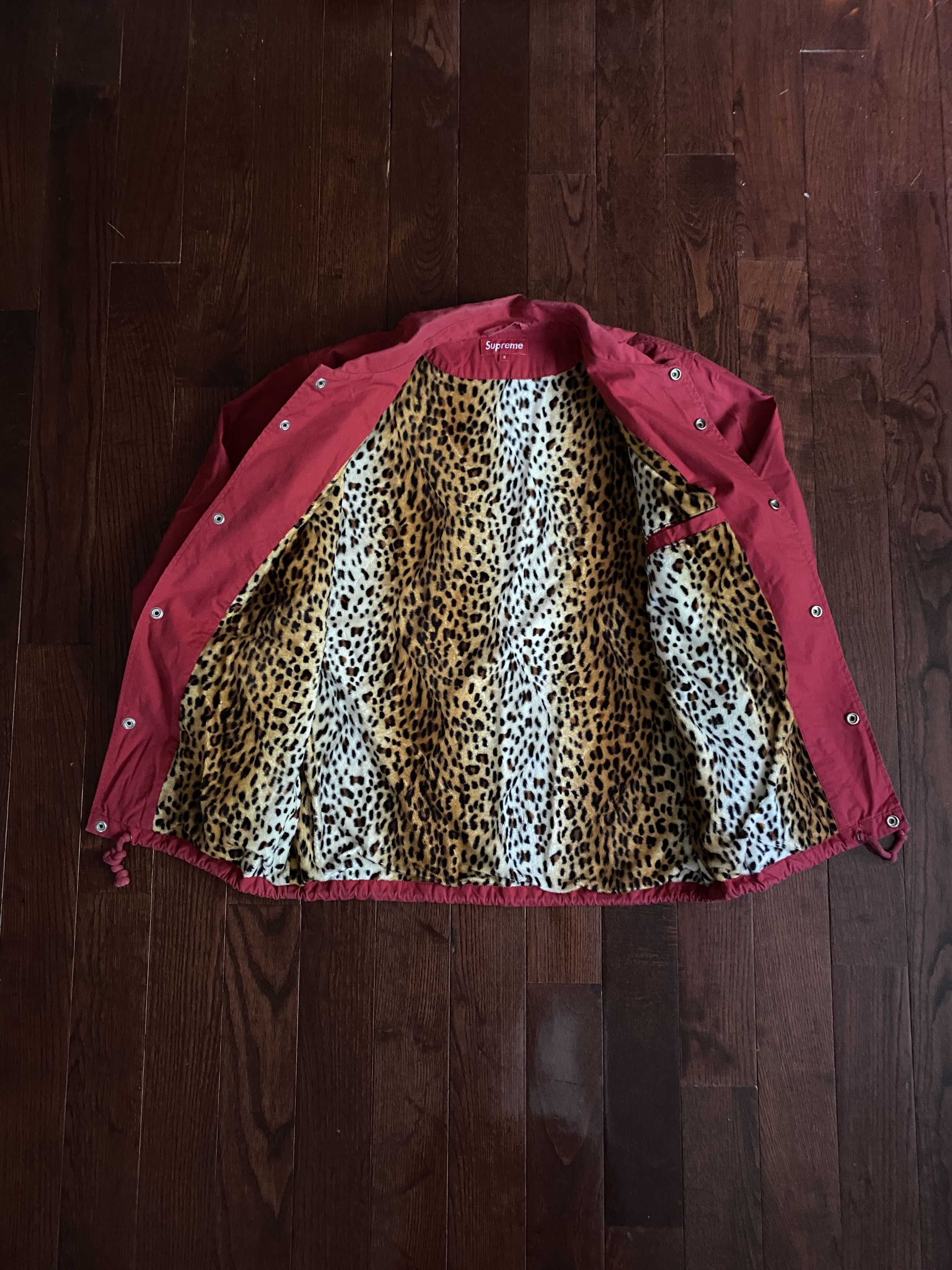 Supreme Leopard Lined Coaches Jacket FW10 Size US S / EU 44-46 / 1 - 3 Thumbnail
