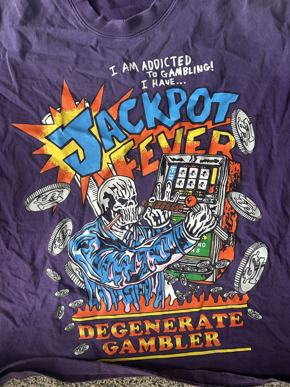 Warren Lotas Gambling addiction tee Size US XXL / EU 58 / 5 - 2 Thumbnail