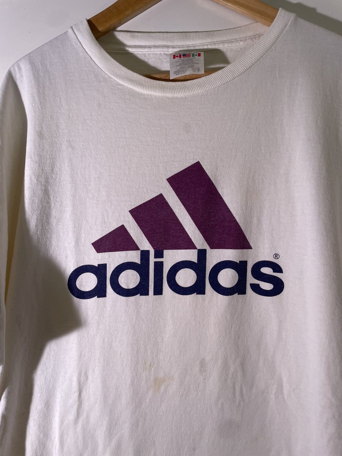 Vintage 90’s 2000’s Y2K VTG Vintage Adidas Streetwear Brand T Shirt Size US XL / EU 56 / 4 - 3 Thumbnail