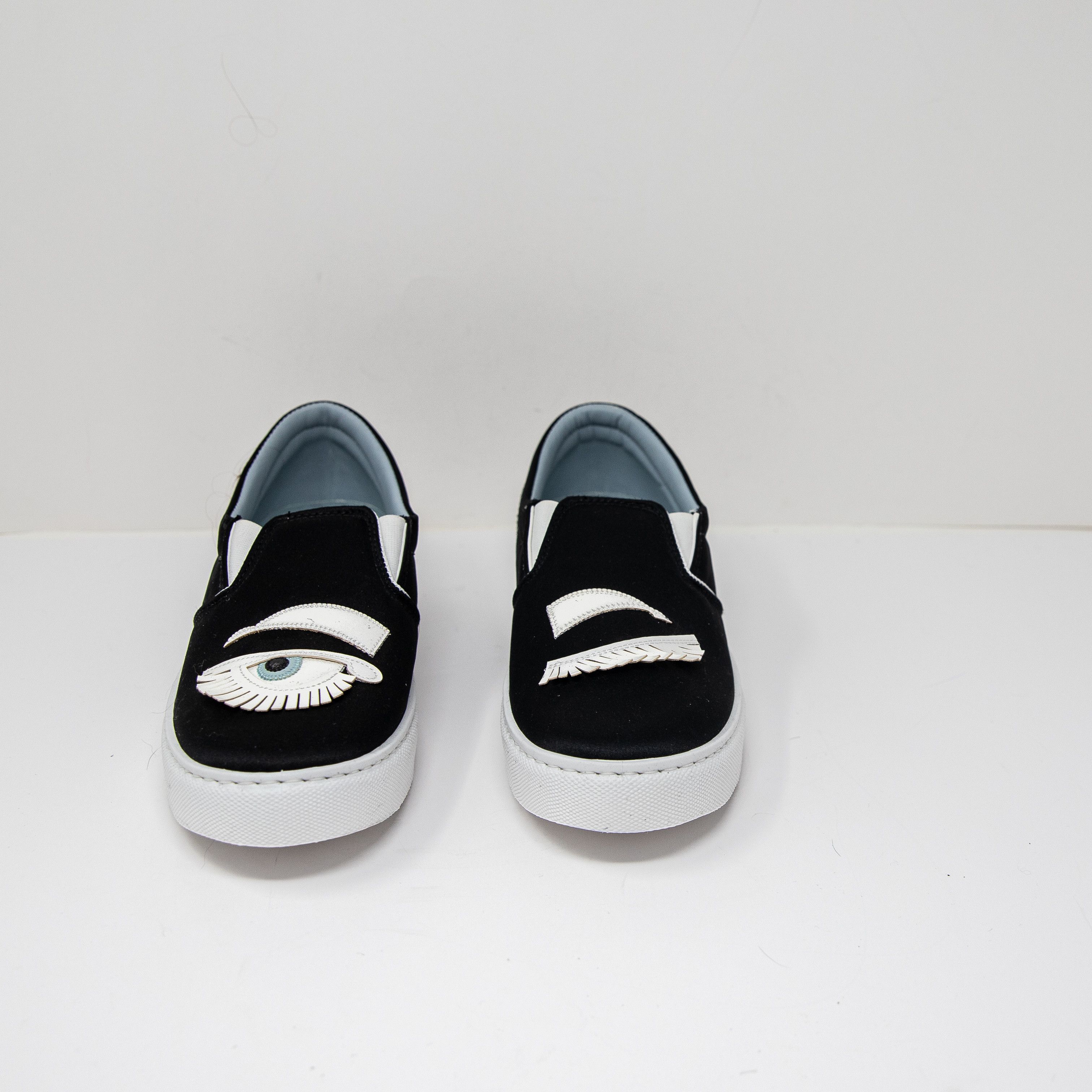 Chiara Ferragni NEW Chiara Ferragni Flirting Wink Neoprene Low Size US 9 / IT 39 - 2 Thumbnail