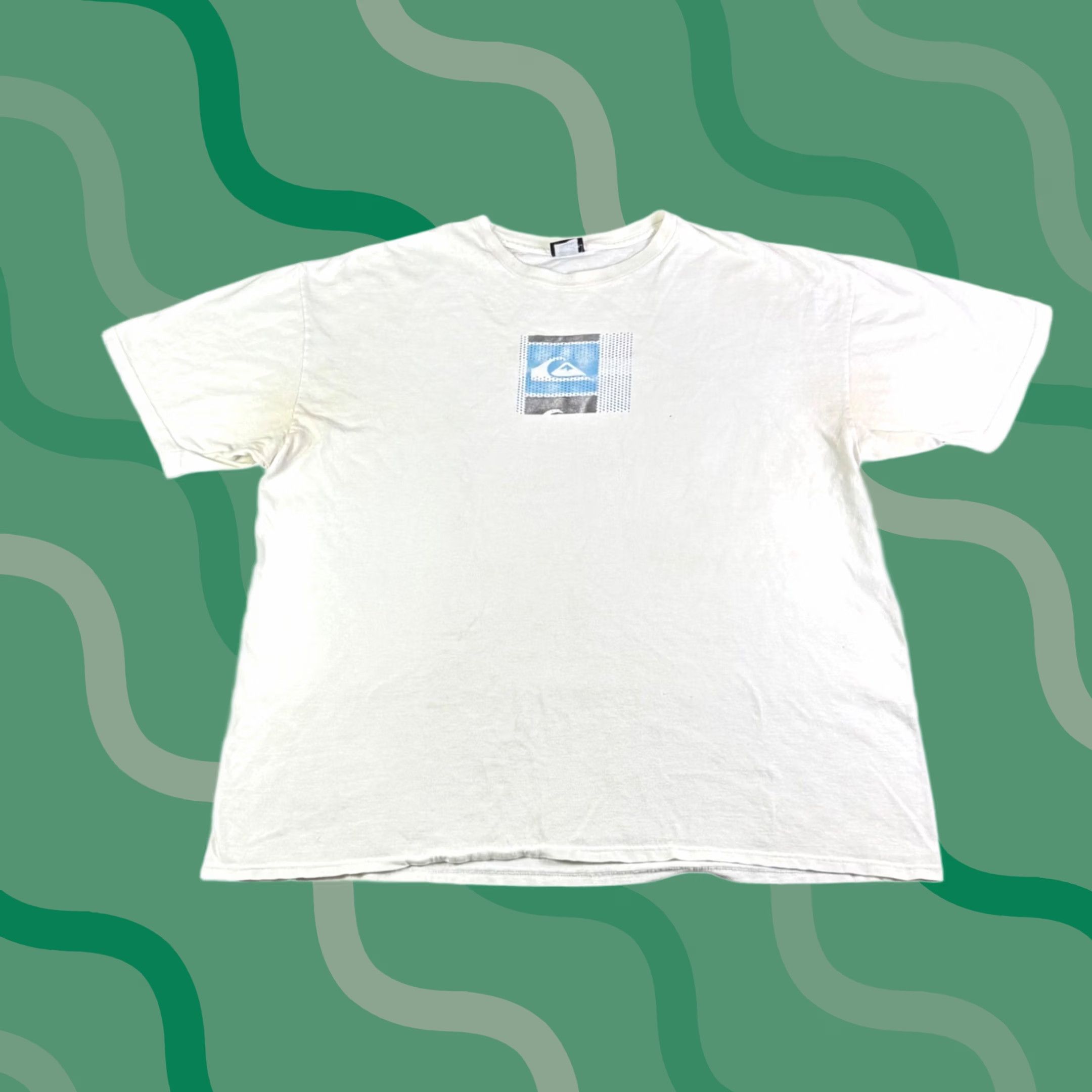 Quiksilver VINTAGE Quiksilver Graphic T-Shirt Mens XL White Surf Skate Short Sleeve Tee Size US XL / EU 56 / 4 - 1 Thumbnail