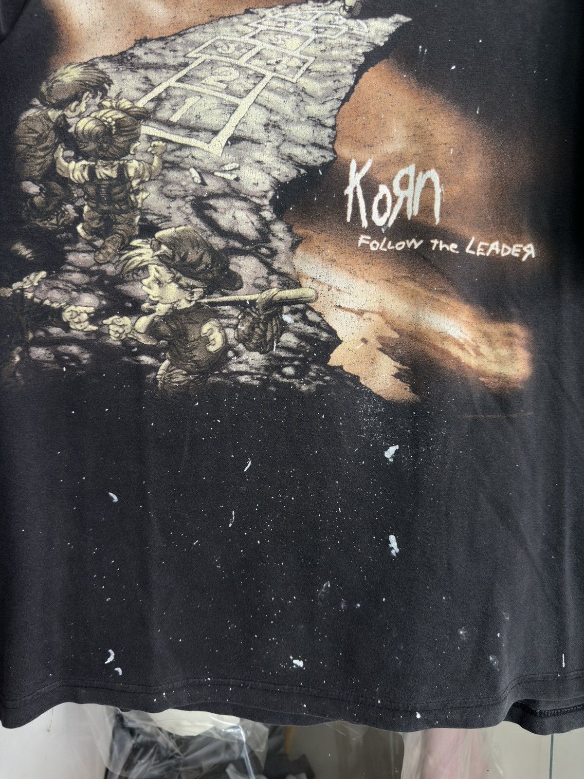 Band Tees Korn Follow the Leader 1998 Vintage Blue Grape Shirt Size US XL / EU 56 / 4 - 5 Thumbnail