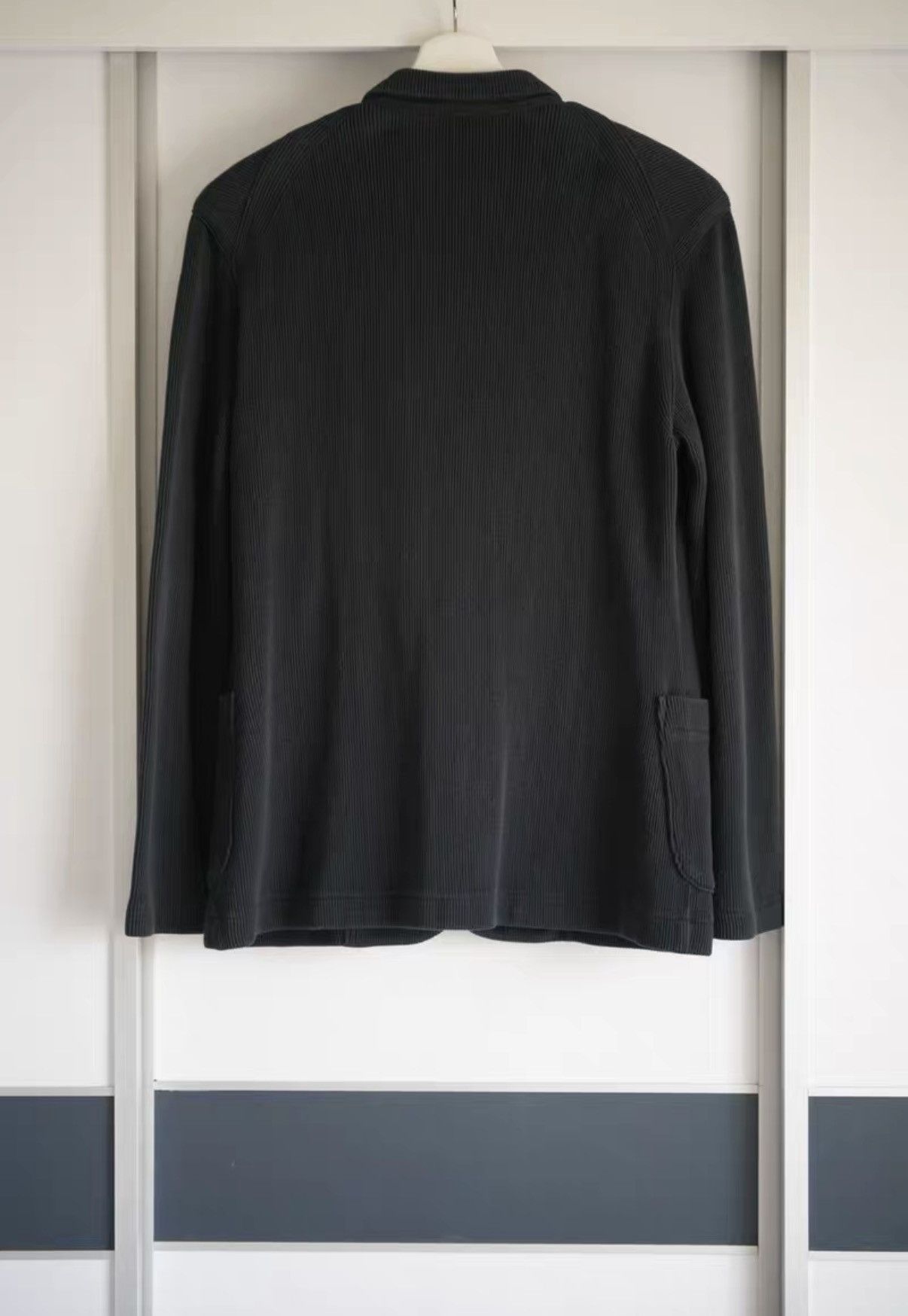 Yohji Yamamoto Yohji Yamamoto Defeated Soldier Striped Texture Blazer K4 Size US M / EU 48-50 / 2 - 2 Thumbnail
