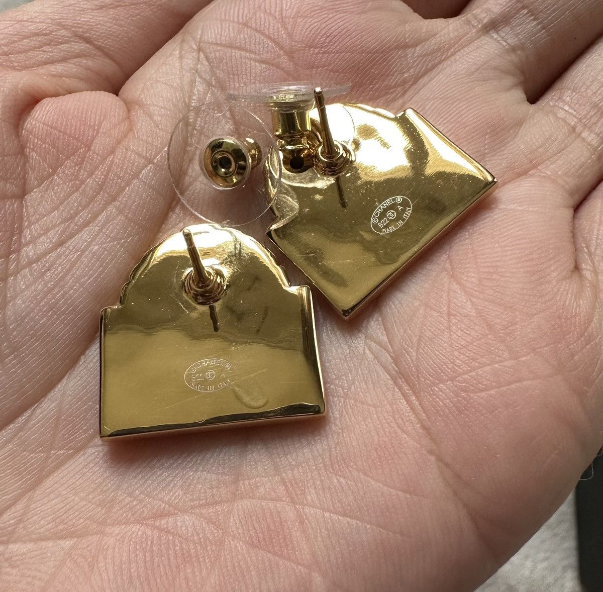 Chanel Chanel 22A Cambon Earrings Size ONE SIZE - 8 Thumbnail
