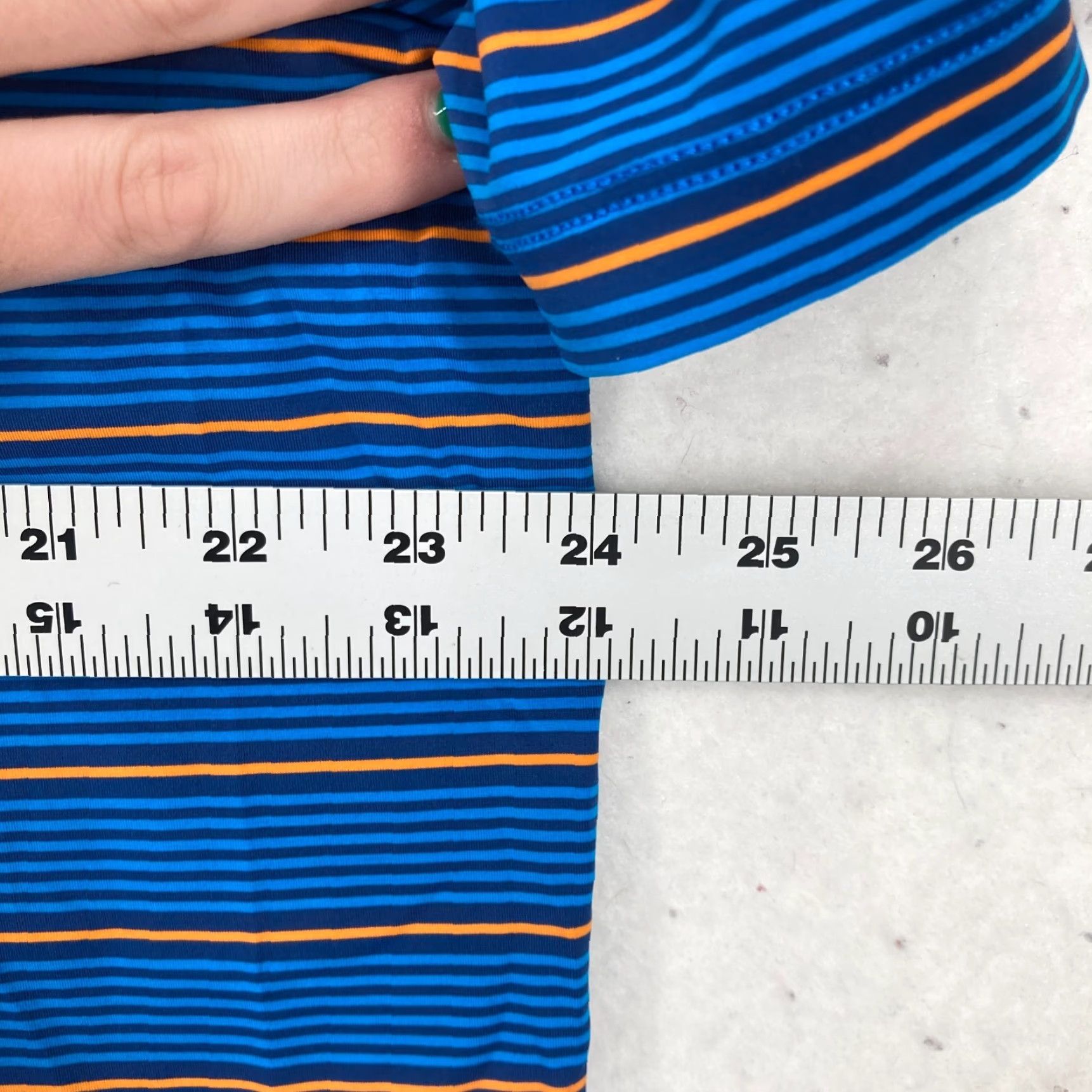 Tommy Bahama Tommy Bahama Island Zone Polo Shirt XL Blue Striped Performance Stretch Golf Shirt Size US XL / EU 56 / 4 - 7 Thumbnail