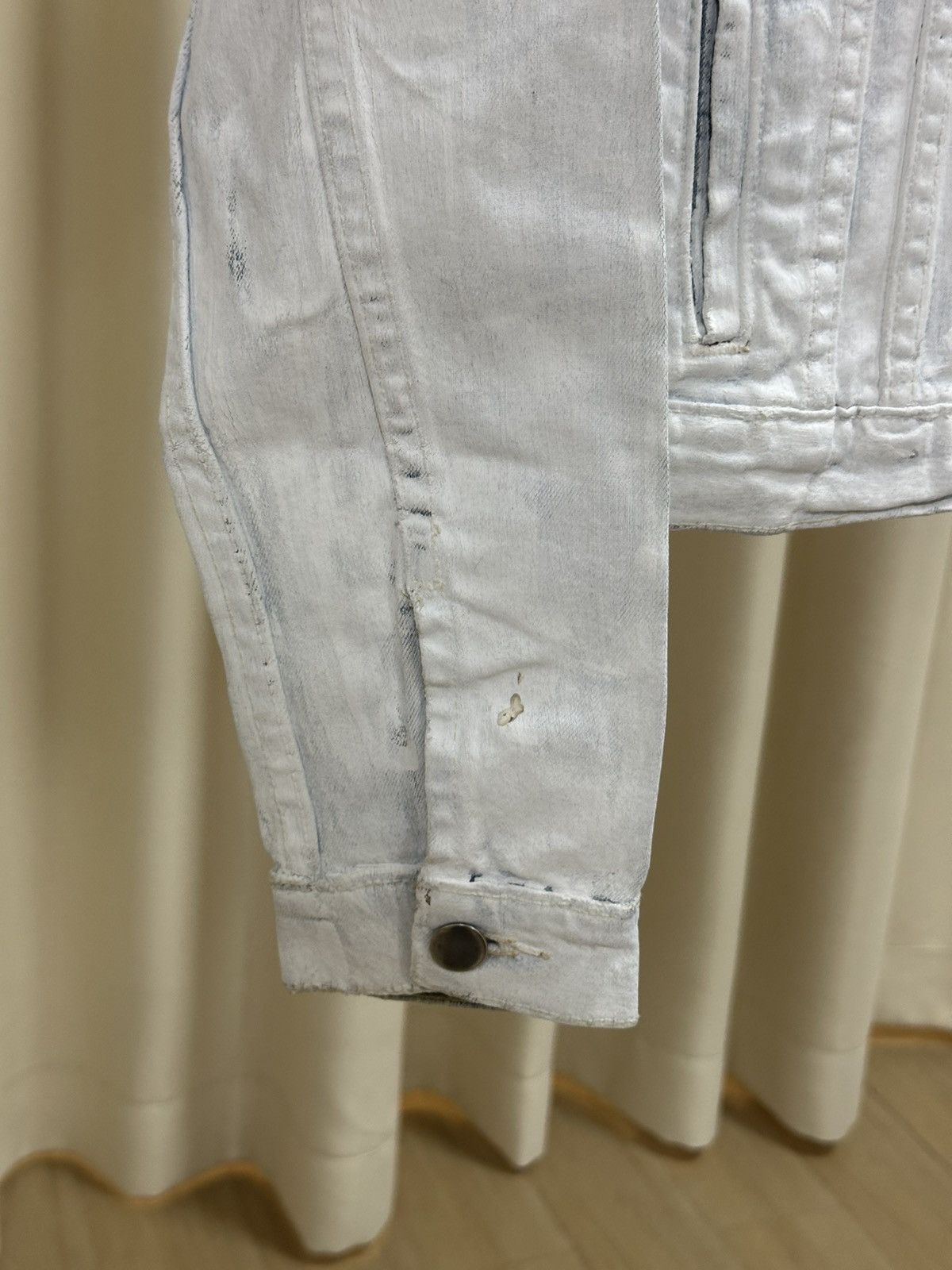 Maison Margiela AW99 Painted Denim Jacket Size US S / EU 44-46 / 1 - 10 Thumbnail