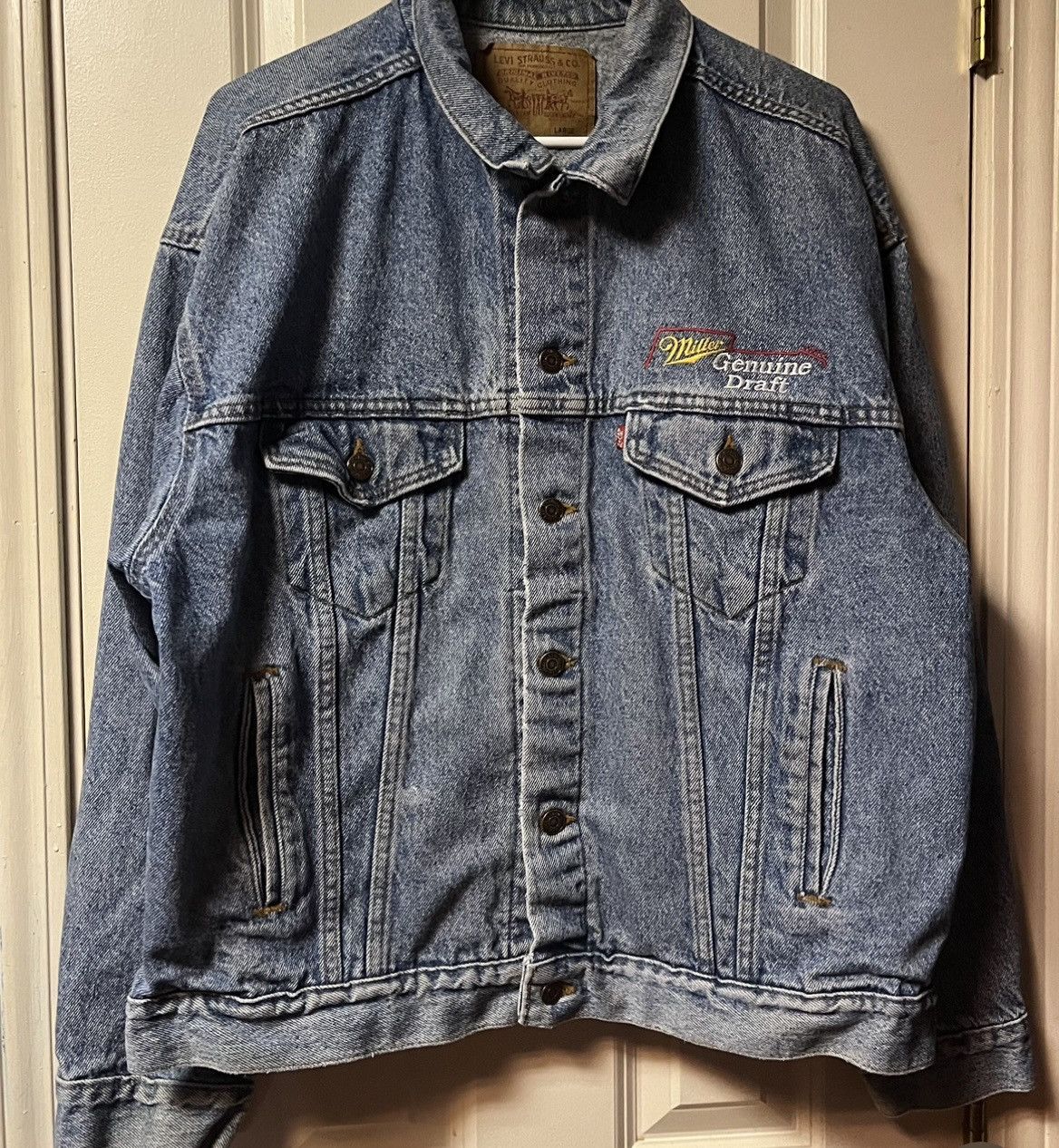 Vintage Vintage Levi’s Mens Blue Jean Jacket Large Denim Size US L / EU 52-54 / 3 - 1 Thumbnail