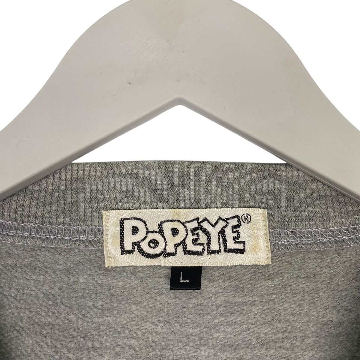 Other Vintage Popeye Sweatshirt Crewneck Grey Big Logo Size L Size US L / EU 52-54 / 3 - 7 Thumbnail