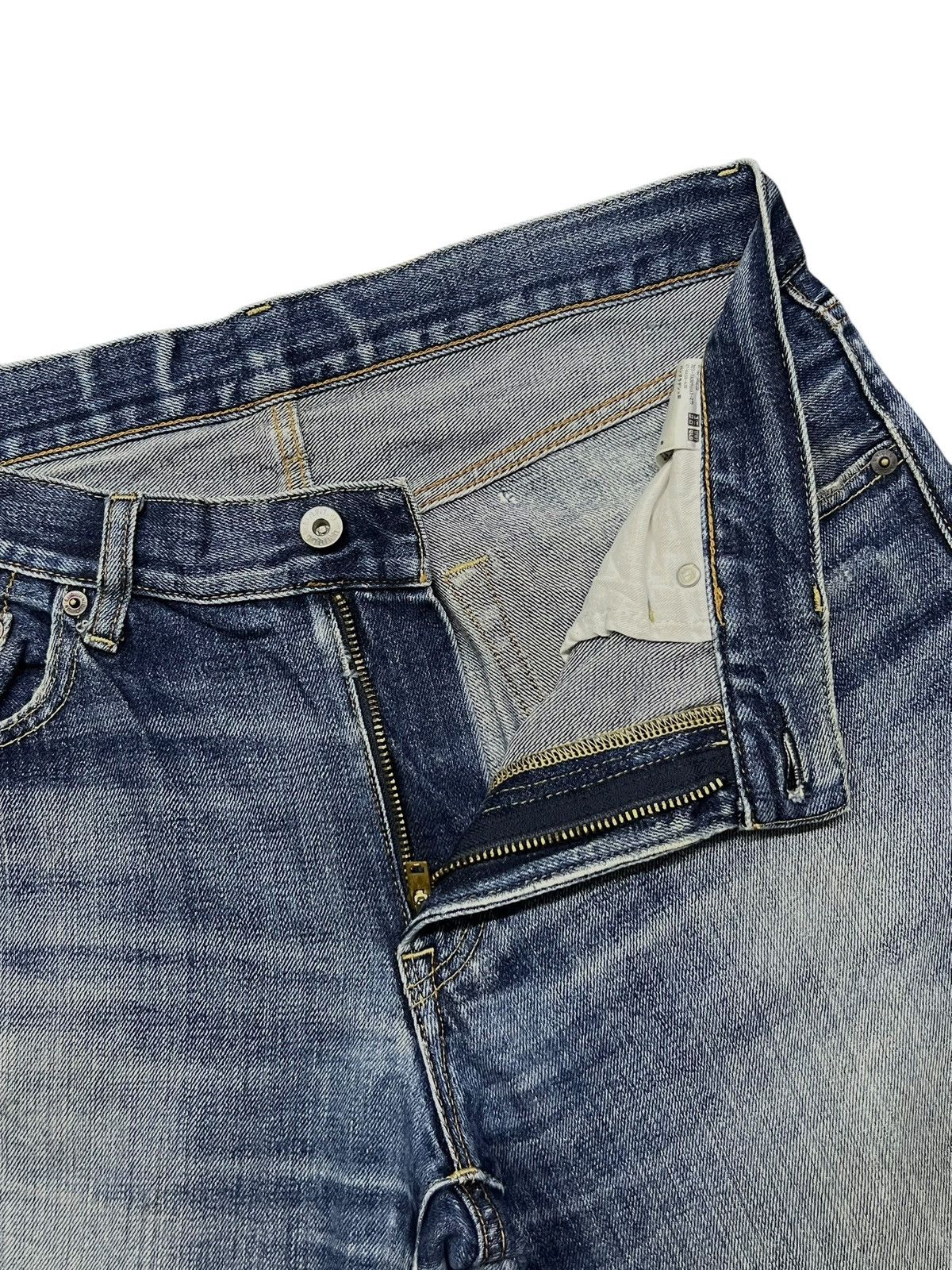 Vintage Uniqlo Japan - Faded Wash Jeans