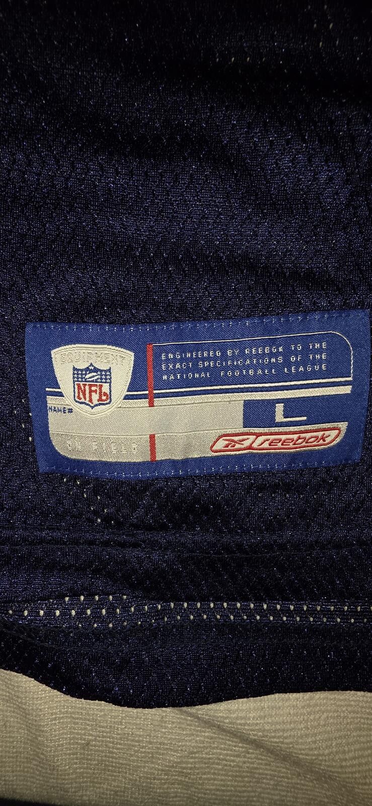 Reebok New England Patriots #24 Law NFL Football Jersey Size ONE SIZE - 6 Thumbnail